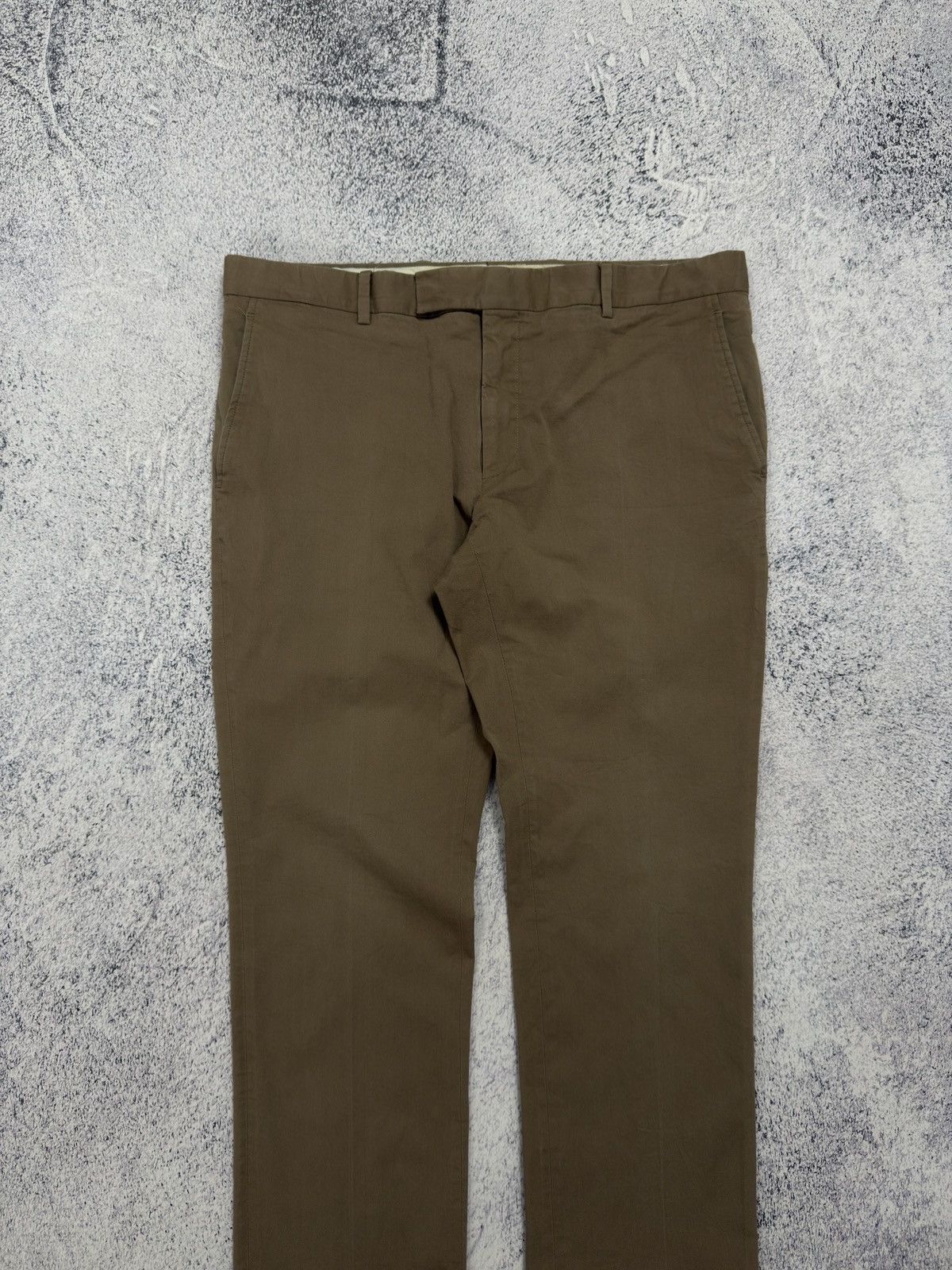 Polo Ralph Lauren × Ralph Lauren Black Label Ralph Lauren Black Label Beige Cotton Trousers Pants Size US 36 / EU 52 - 4 Thumbnail