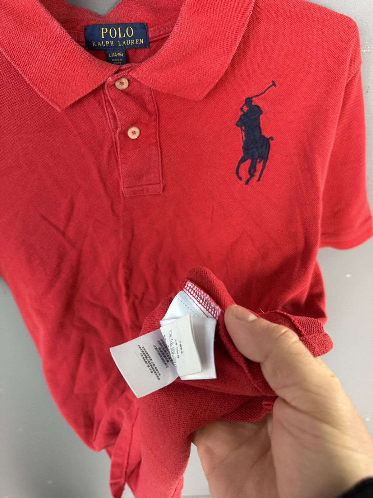 Polo Ralph Lauren Vintage big pony red polo Ralph Lauren tee Size US S / EU 44-46 / 1 - 5 Thumbnail