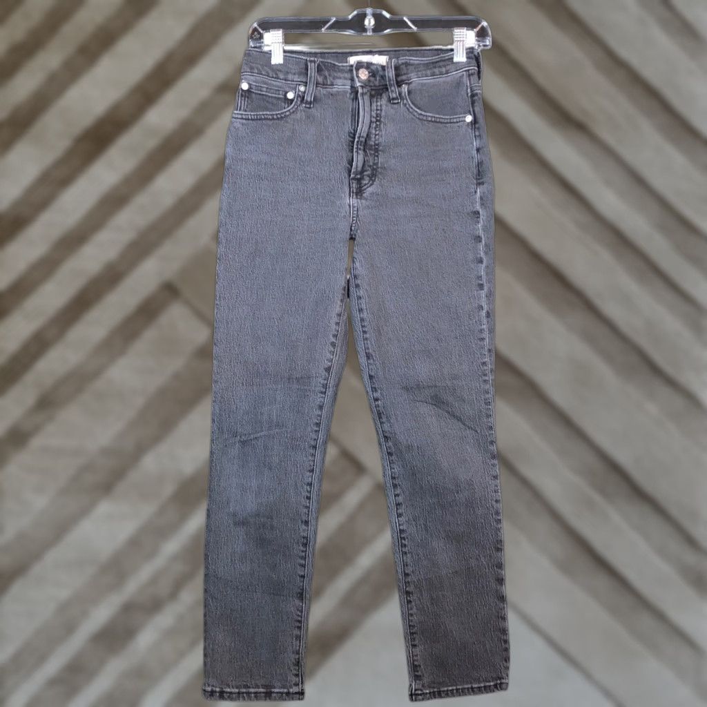 Madewell Madewell Jeans Black Denim High Rise The Perfect Vintage Stretch 24 Size 26" / US 2 / IT 38 - 1 Thumbnail