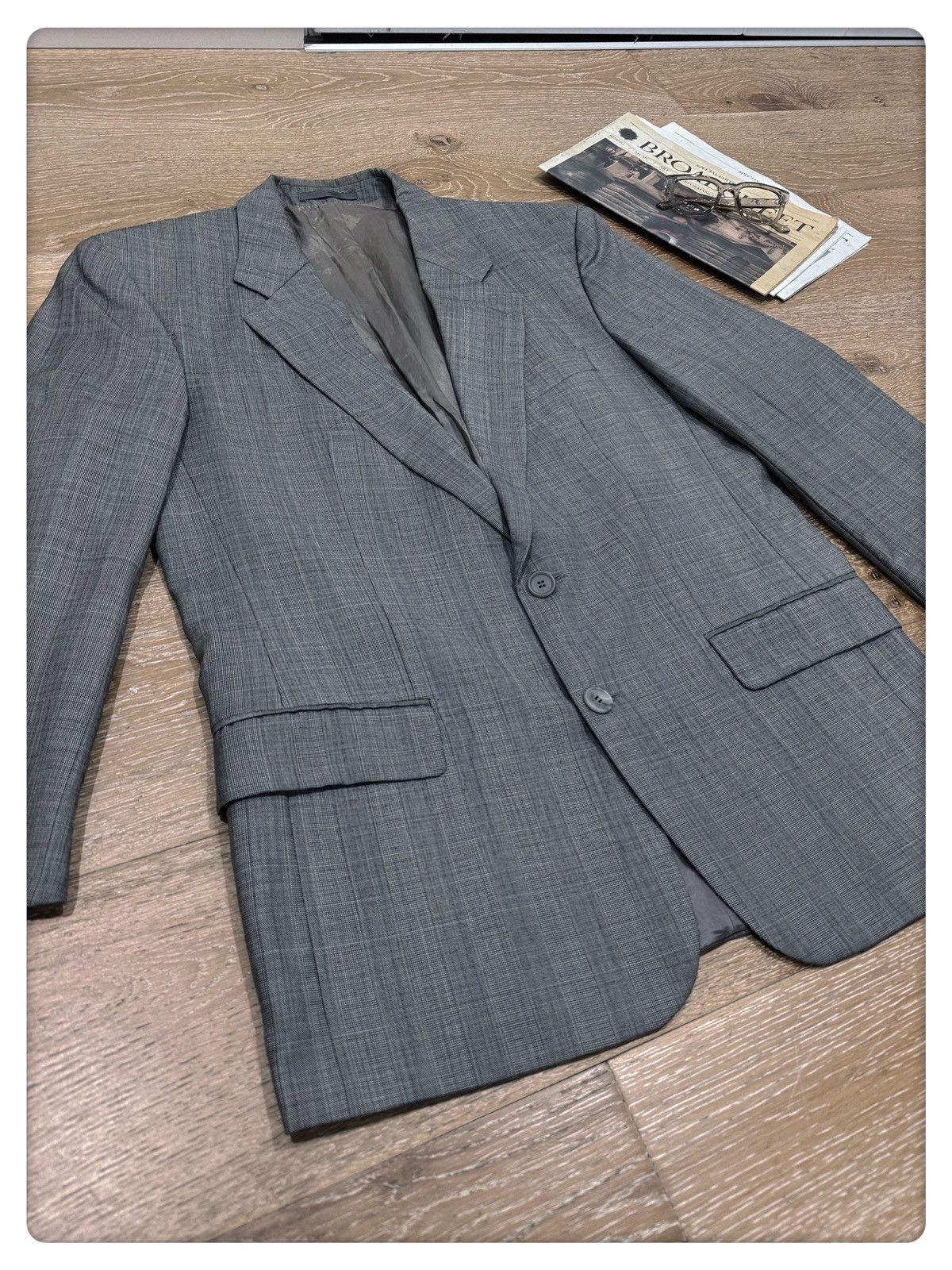 Hugo Boss Vintage Hugo Boss single-breasted blazer Size 46S - 2 Thumbnail
