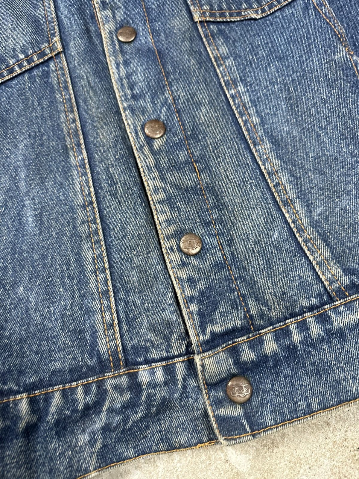 Vintage × Wrangler Vintage 70/80s Wrangler Denim Trucker Jacket Size US M / EU 48-50 / 2 - 5 Thumbnail
