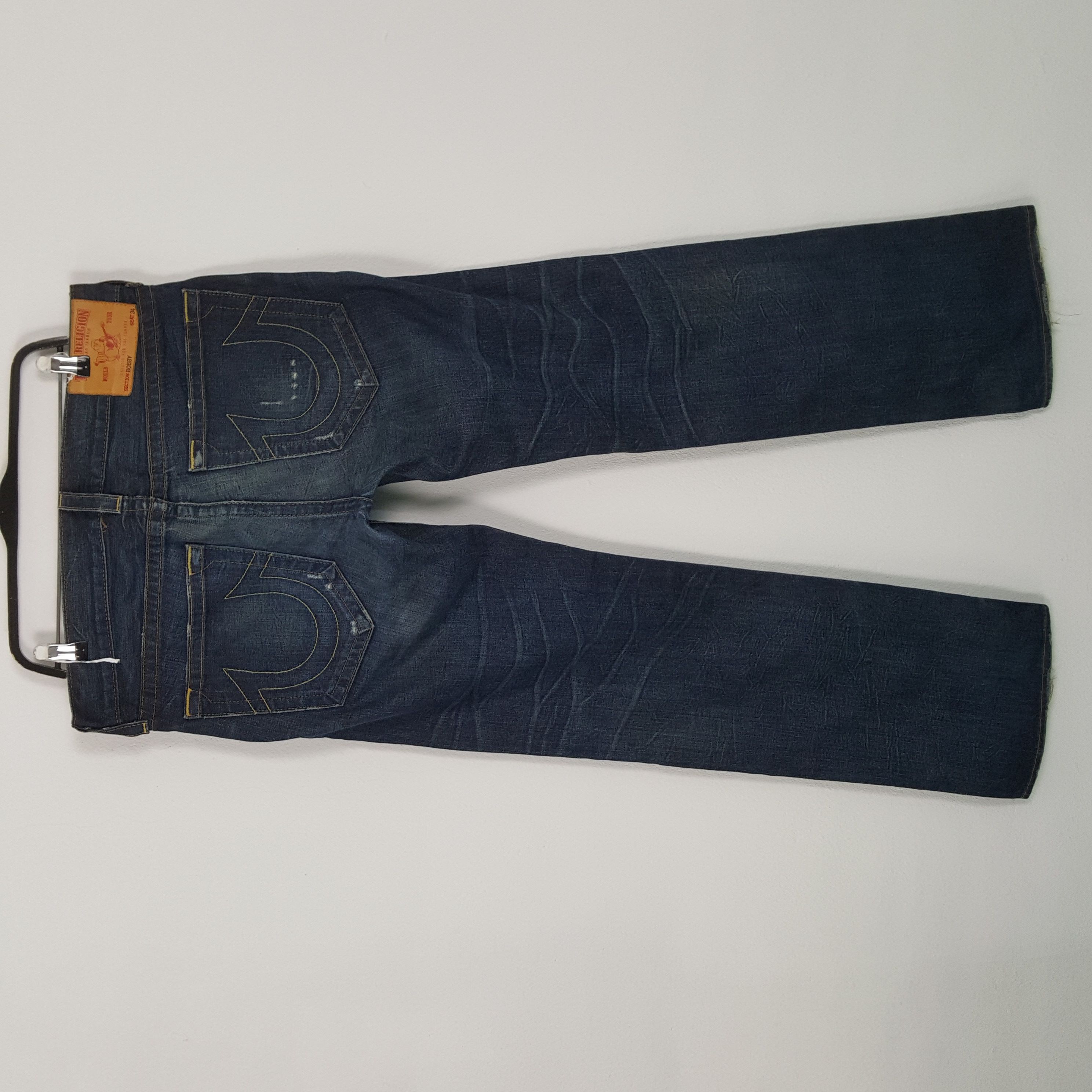 image of True Religion Streetwear Style Jeans in Blue Black, Men's (Size 37)