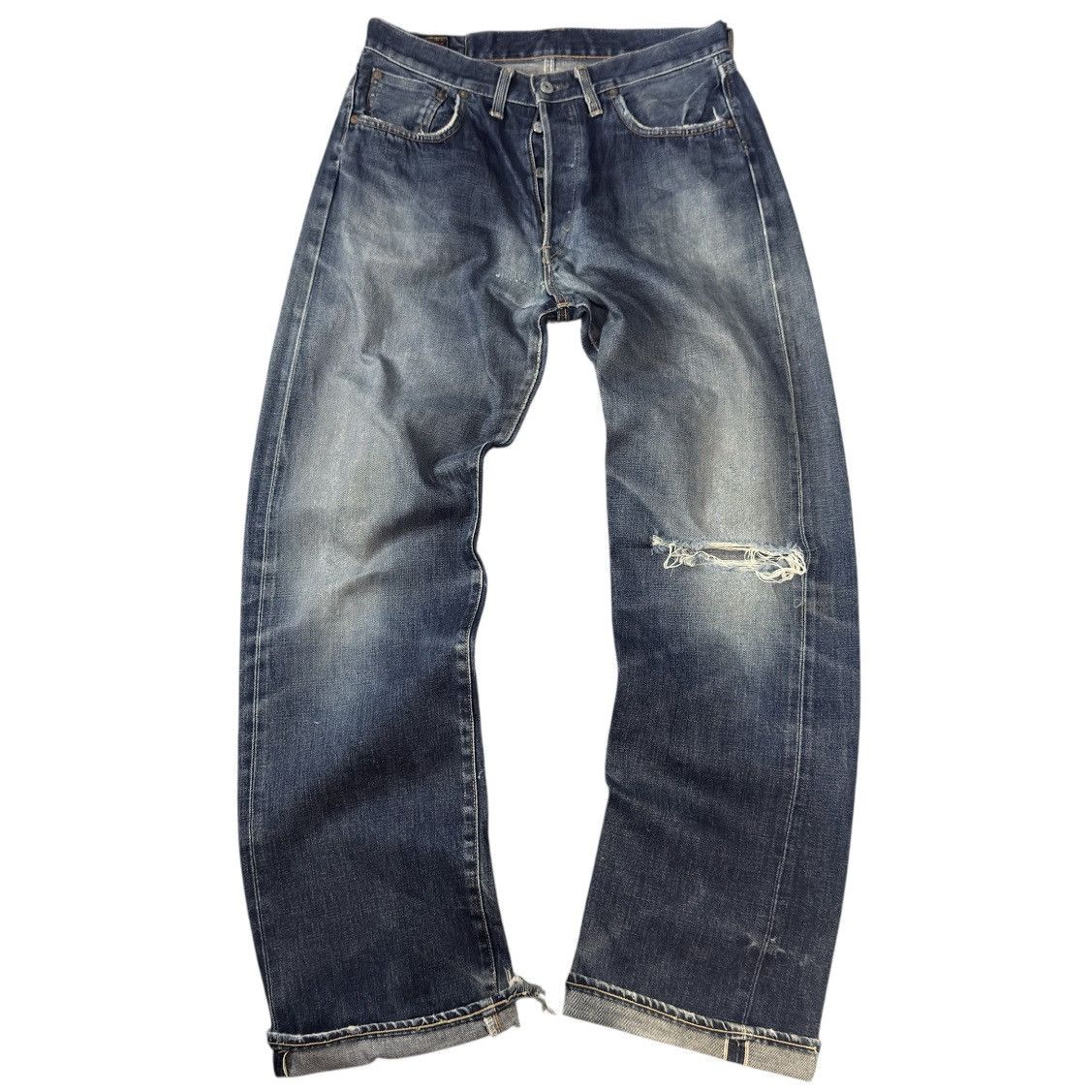 Kapital Vintage Japanese Denim Edwin 505sx Distressed Selvedge Baggy Size US 32 / EU 48 - 1 Thumbnail