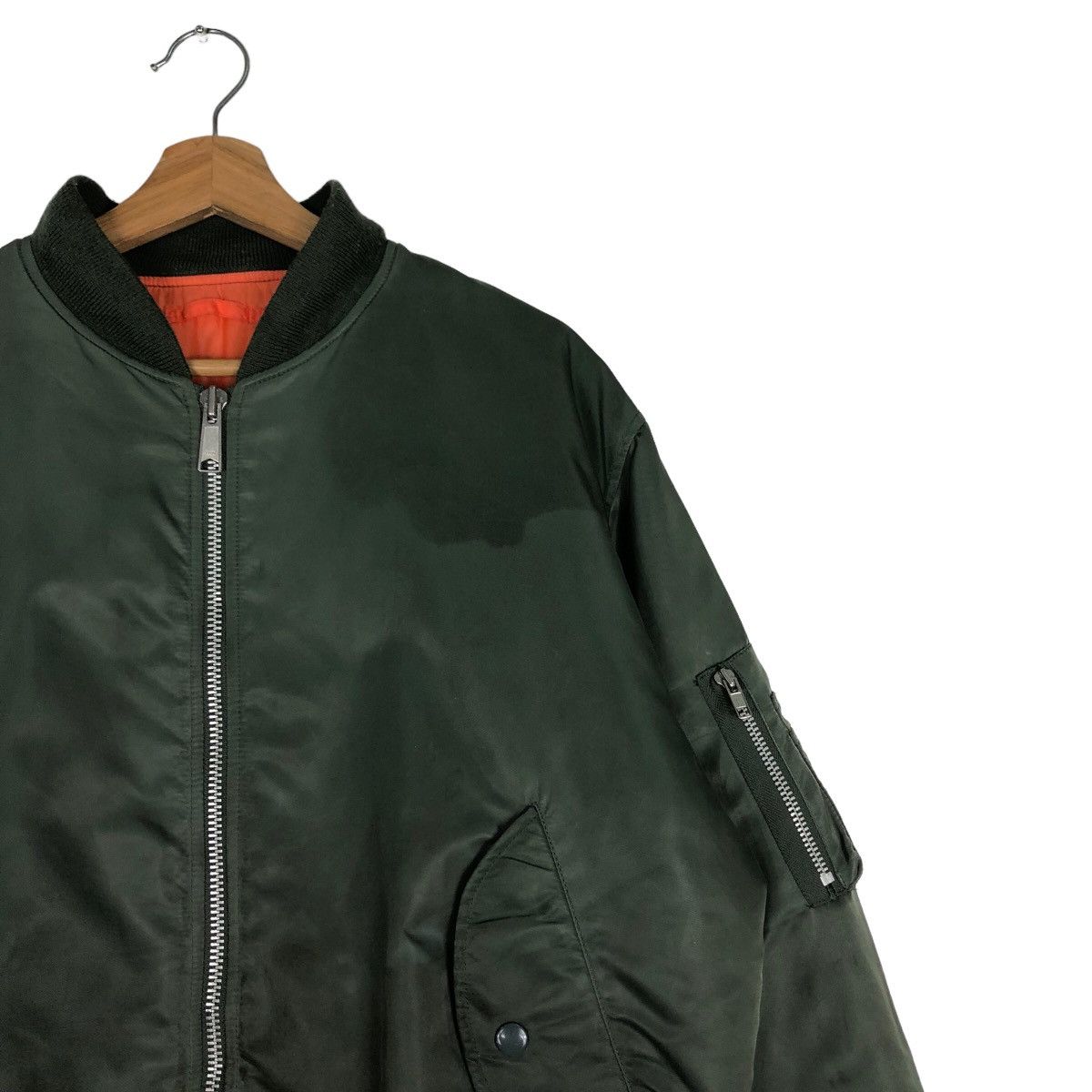 Japanese Brand Vtg Bomber Jacket Uniqlo Military Design Issey Miyake Japan Size US M / EU 48-50 / 2 - 6 Thumbnail