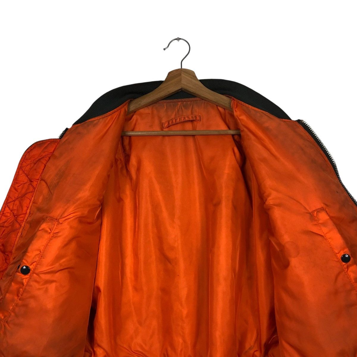 Vintage 🔥VTG REVERSIBLE MA-1 BOMBER JACKET ALPHA INDUSTRIES USA Size US L / EU 52-54 / 3 - 16 Thumbnail
