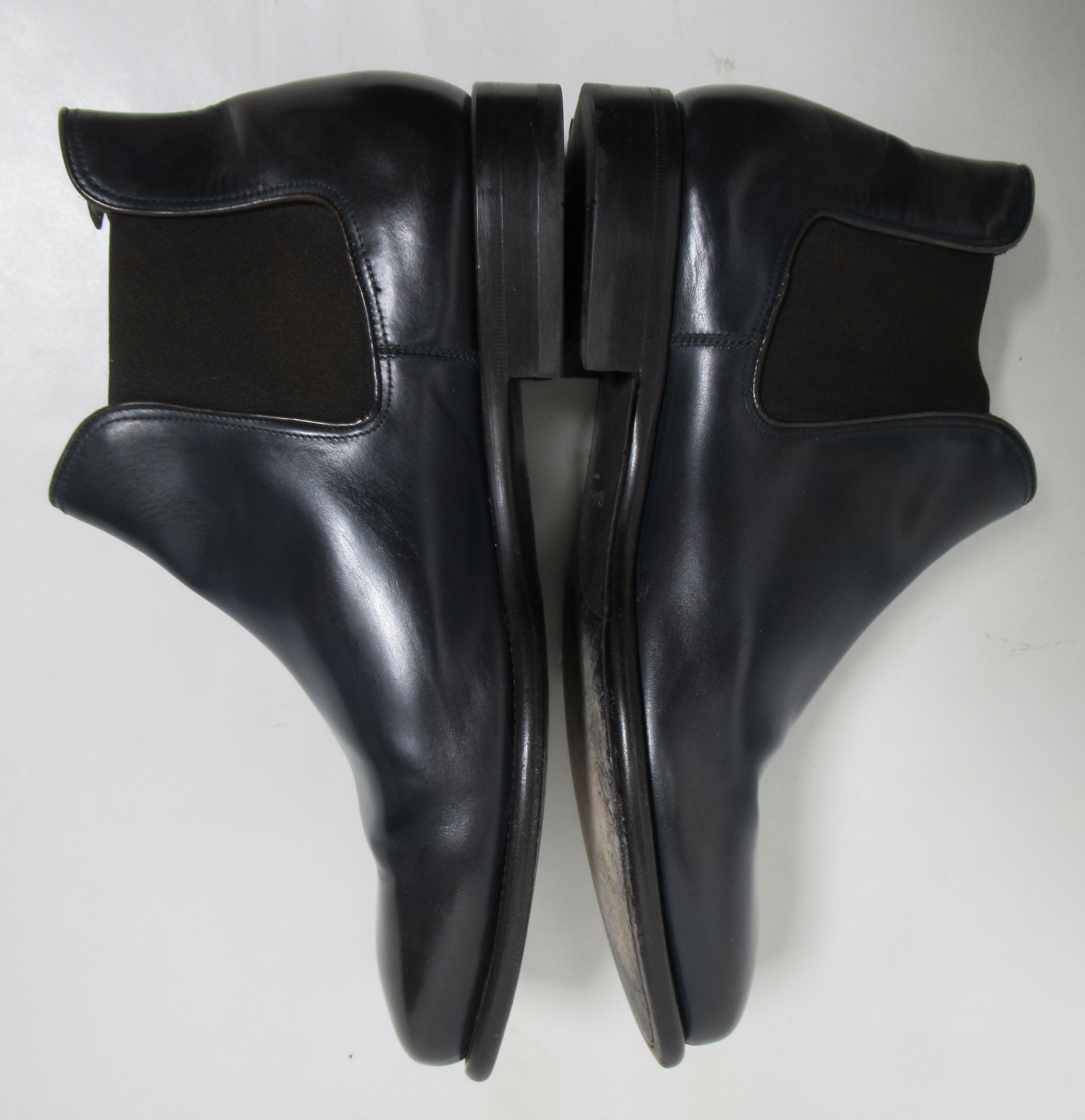 Salvatore Ferragamo Salvatore Ferragamo Men's Santo Chelsea Boots Chocolate Size US 11 / EU 44 - 8 Thumbnail