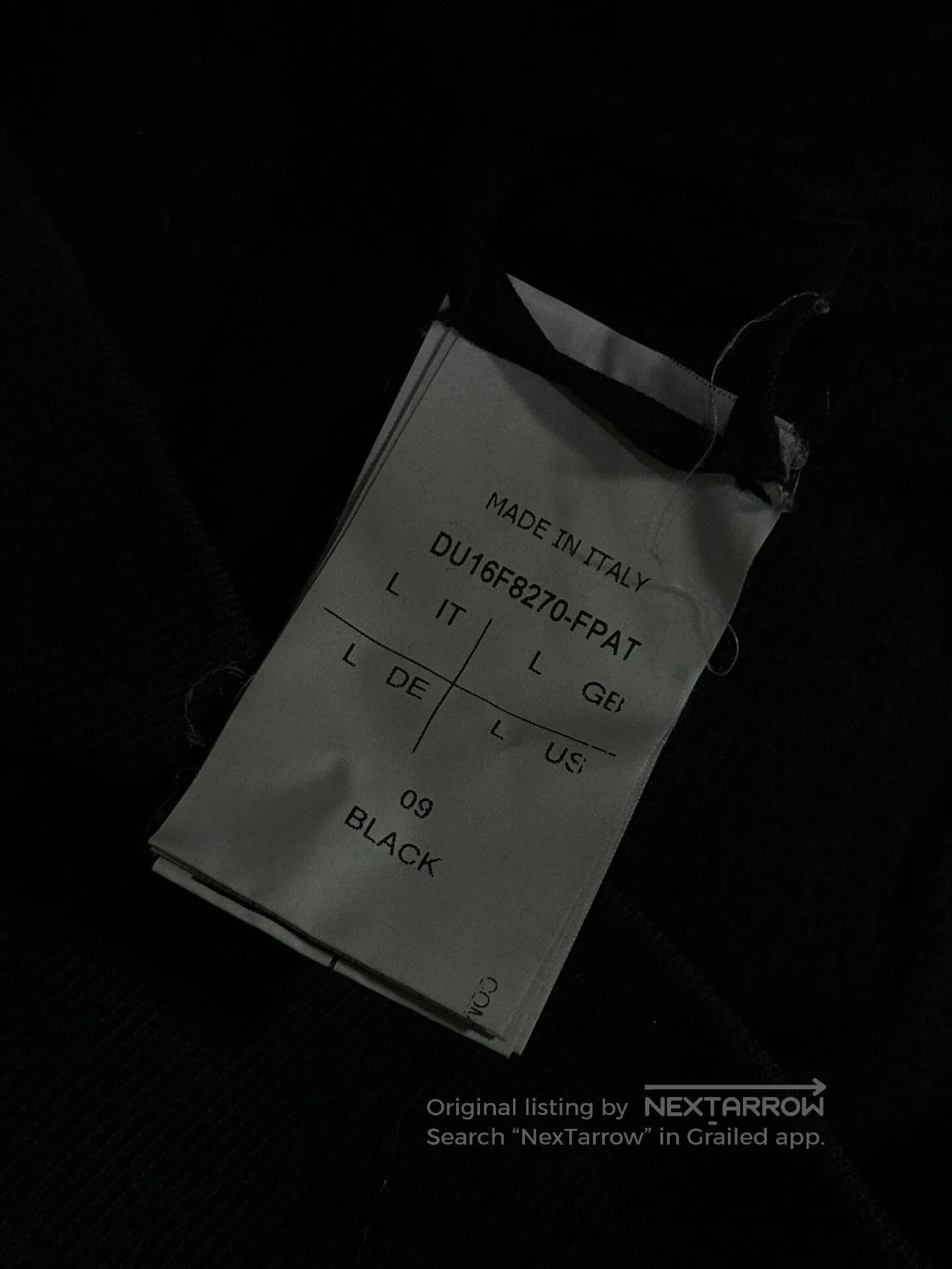 Rick Owens Rick Owens Classic Long Sleeve Sweatshirt. Size US L / EU 52-54 / 3 - 6 Thumbnail