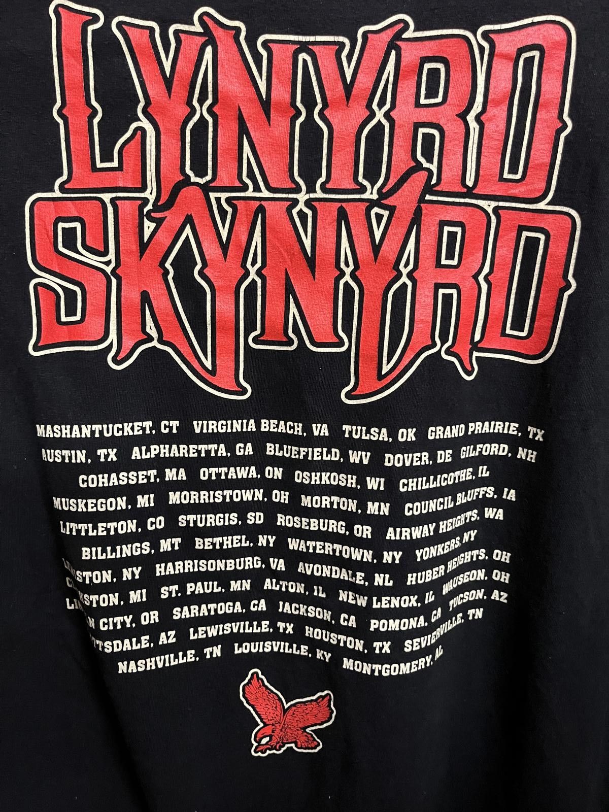 Designer Lynyrd Skynyrd 2015 Tour T-shirt - World Tour Shirt 2XL Size US XXL / EU 58 / 5 - 5 Thumbnail