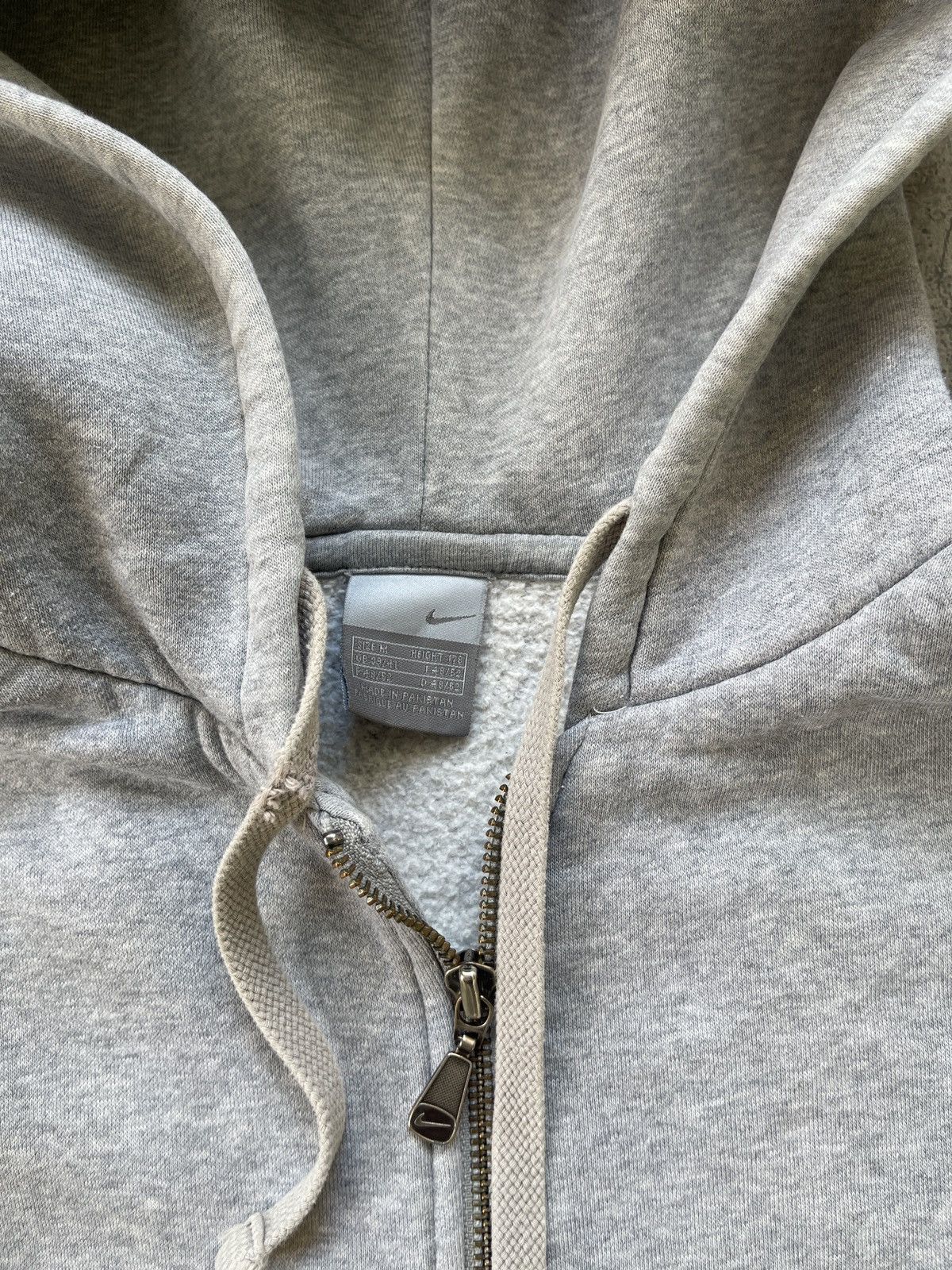 Nike × Vintage Nike Zip Hoodie distressed Vintage Y2K Oversized Streetwear Size US M / EU 48-50 / 2 - 8 Thumbnail