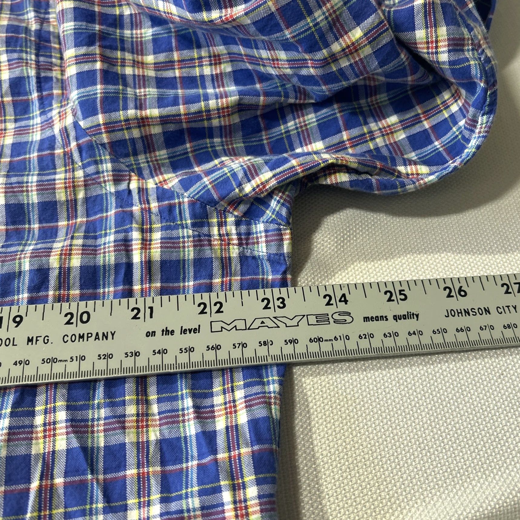 Polo Ralph Lauren Polo Ralph Lauren Shirt Mens L Blue Plaid Oxford Button-Down Button-Up Casual Business Size US L / EU 52-54 / 3 - 4 Thumbnail