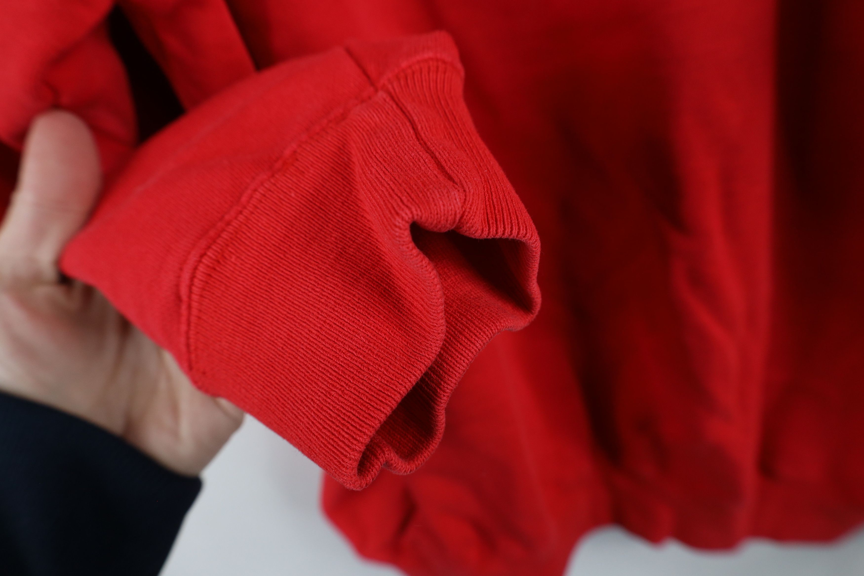 Nautica × Vintage Vintage 90s Nautica French Terry Crewneck Sweatshirt Red Size US L / EU 52-54 / 3 - 6 Thumbnail