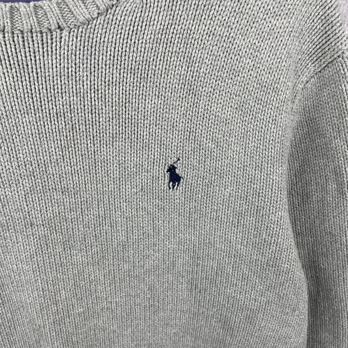 Polo Ralph Lauren Vintage Polo Ralph Lauren Sweater Gray Knit Cotton Size US M / EU 48-50 / 2 - 5 Thumbnail