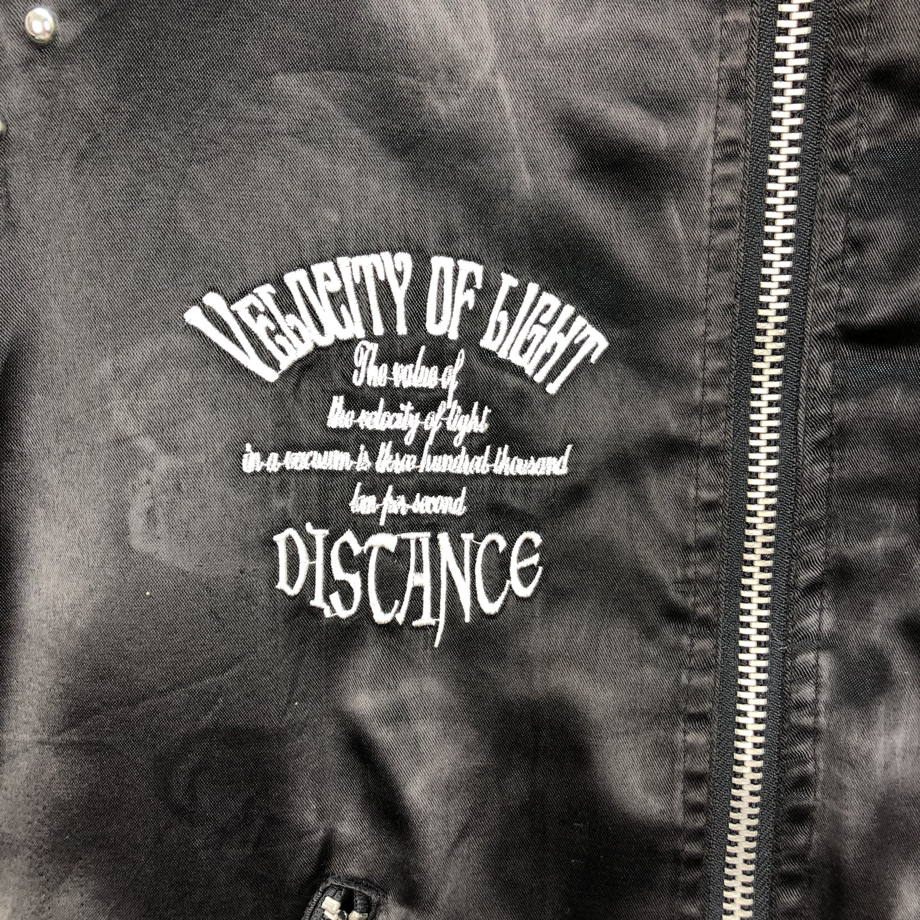 Vintage ROCK DOWN WAKE ME UP FROM GRAVE SKULLS BOMBER #5269-182 Size US L / EU 52-54 / 3 - 5 Thumbnail