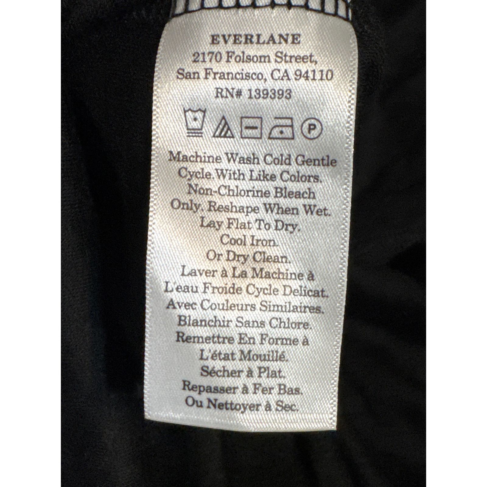 Everlane Everlane · XS · New · Button-Down Polo · Tencel/Wool · Black Size XS / US 0-2 / IT 36-38 - 6 Thumbnail