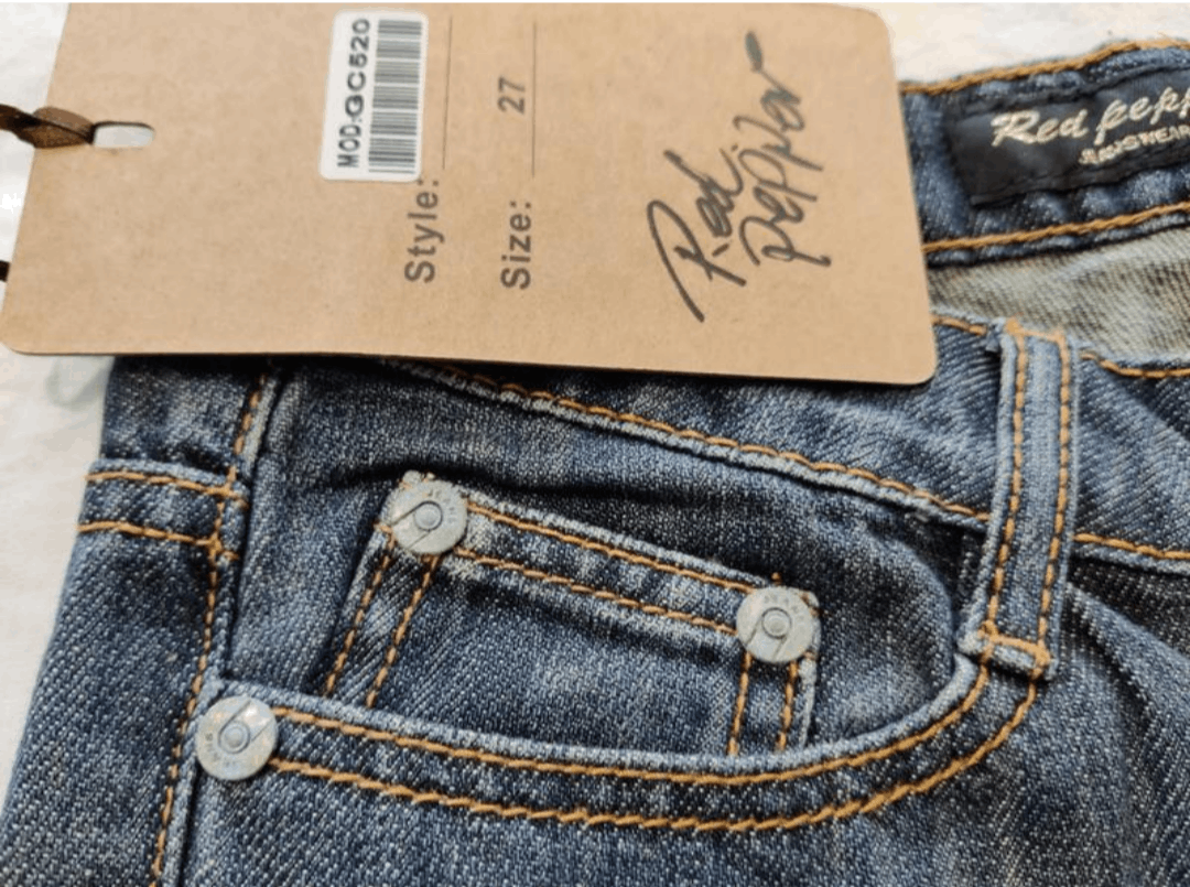 Japanese Brand × Vintage Y2K low rise Red Pepper Jeans available sz 26, 27, 28, 29 Size 30" / US 8 / IT 44 - 7 Thumbnail