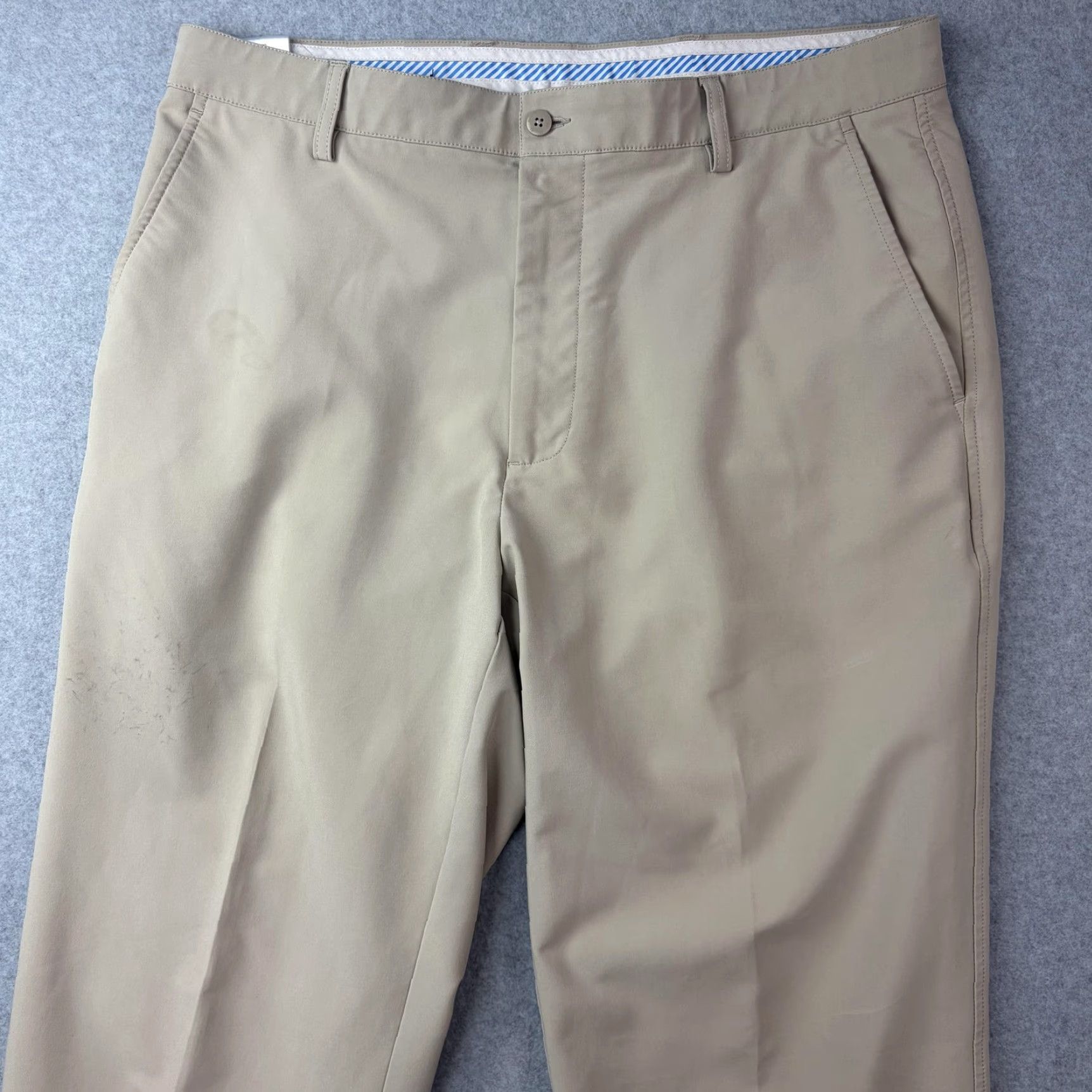 Footjoy FootJoy Pants Mens 36 x34 Beige Golf Chino Performance Stretch Lightweight Regular Straight Pockets Khakis Golf Size US 36 / EU 52 - 2 Thumbnail
