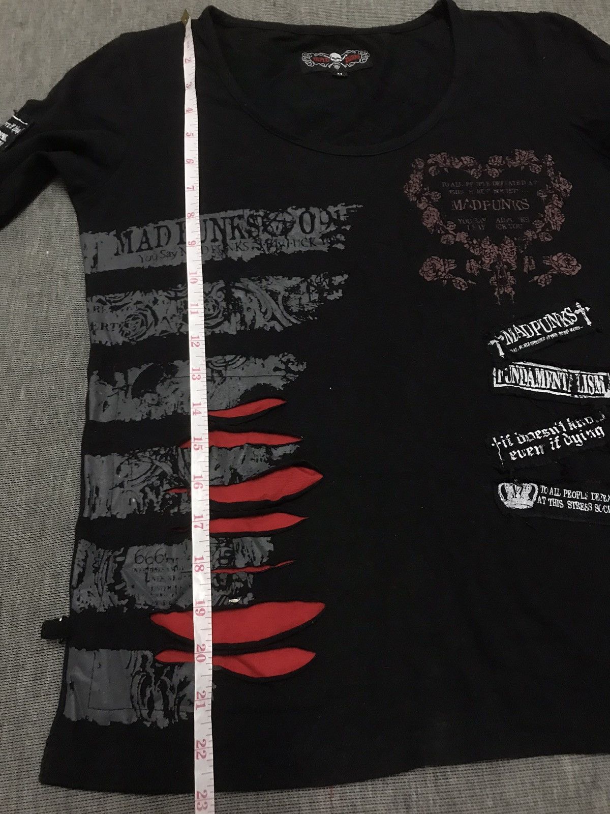 Seditionaries Mad Punks Mad Girl Long Sleeve Shirt Size M / US 6-8 / IT 42-44 - 9 Thumbnail