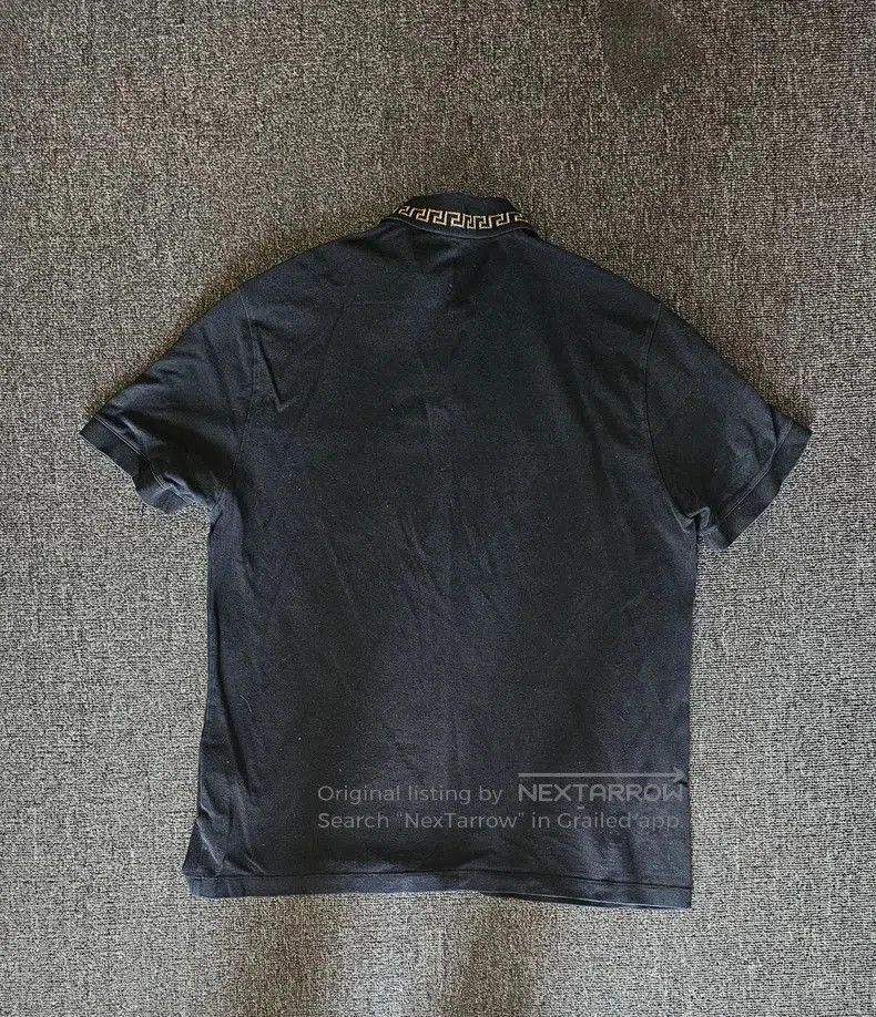 Versace Versace Black Short Sleeve Polo Shirt. Size US L / EU 52-54 / 3 - 4 Thumbnail