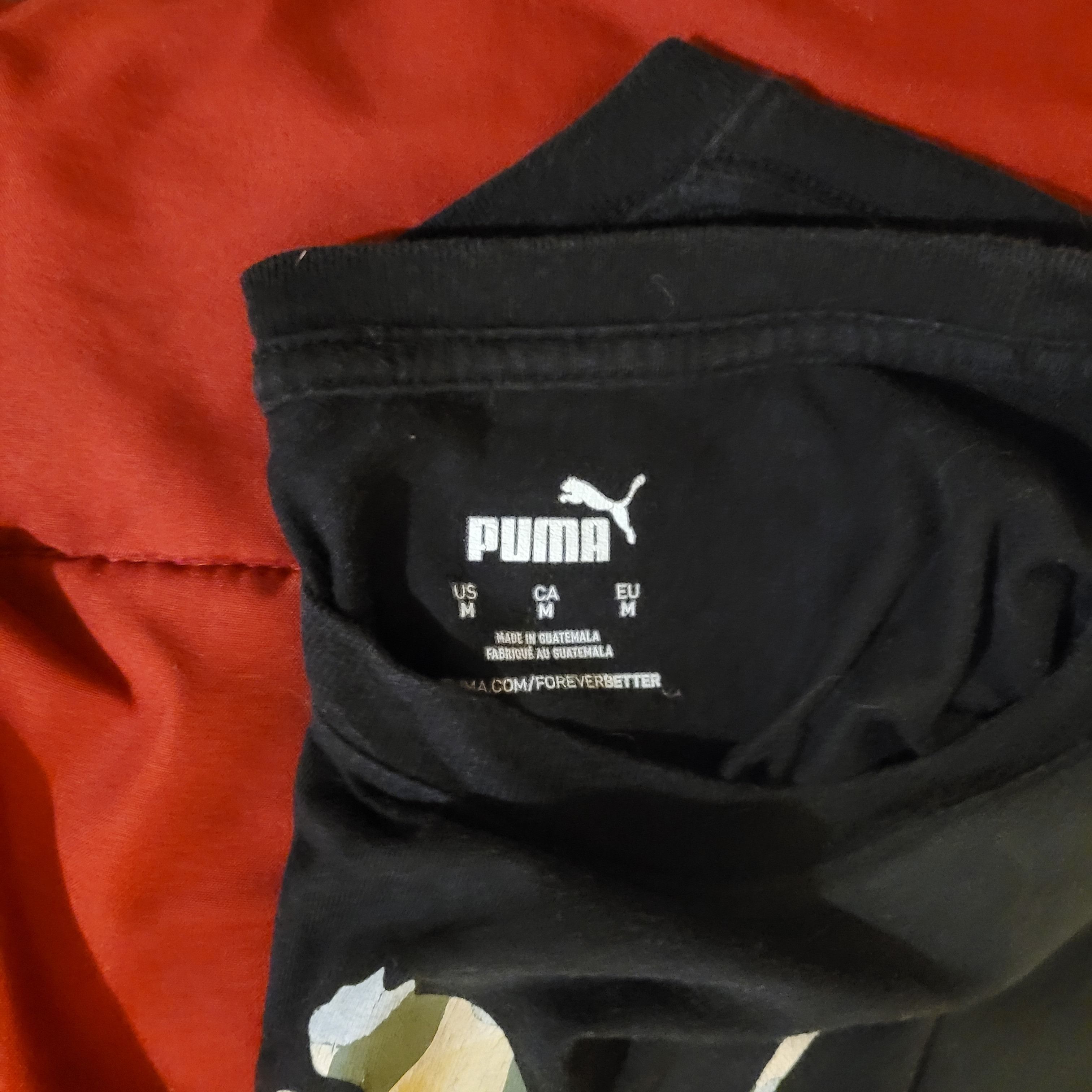 Puma TALL Camo Graphic Puma T-Shirt Size US M / EU 48-50 / 2 - 3 Thumbnail