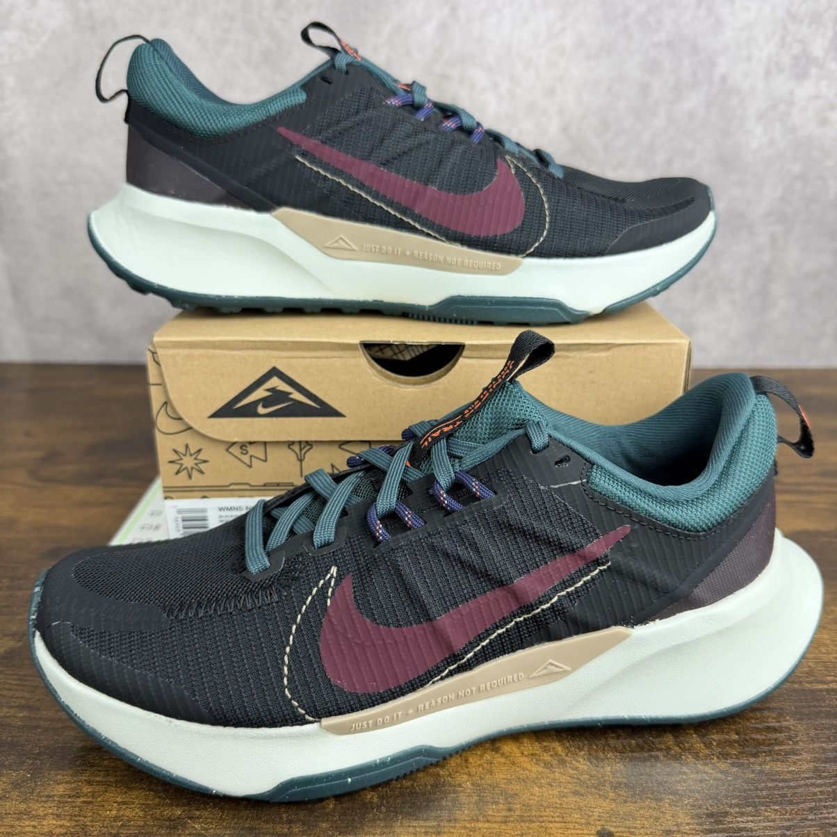 Nike NEW Nike Juniper Trail 2 Nature Black Deep Jungle DM0821-003 Size US 10 / IT 40 - 2 Thumbnail