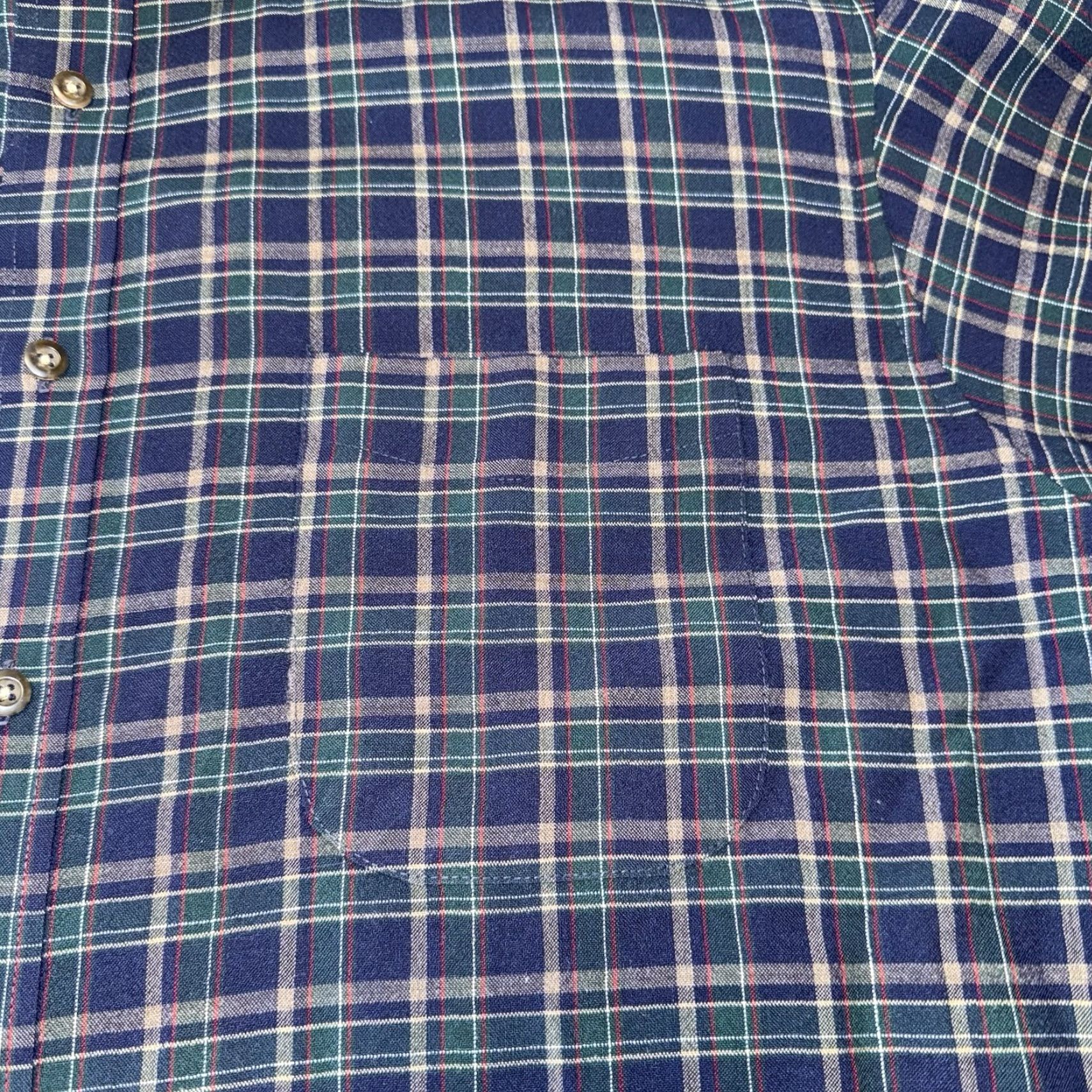 Pendleton Sir Pendleton Tartan Worsted Wool Button Up Long Sleeve Shirt Mens Large Long Size US L / EU 52-54 / 3 - 3 Thumbnail