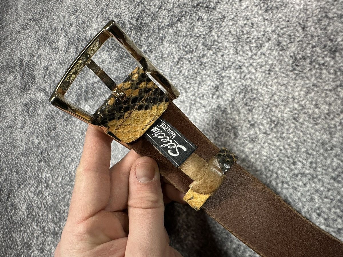 Vintage Y2K Snake Belts Streetwear Leather Avant Garde Vintage USA Size ONE SIZE - 4 Thumbnail