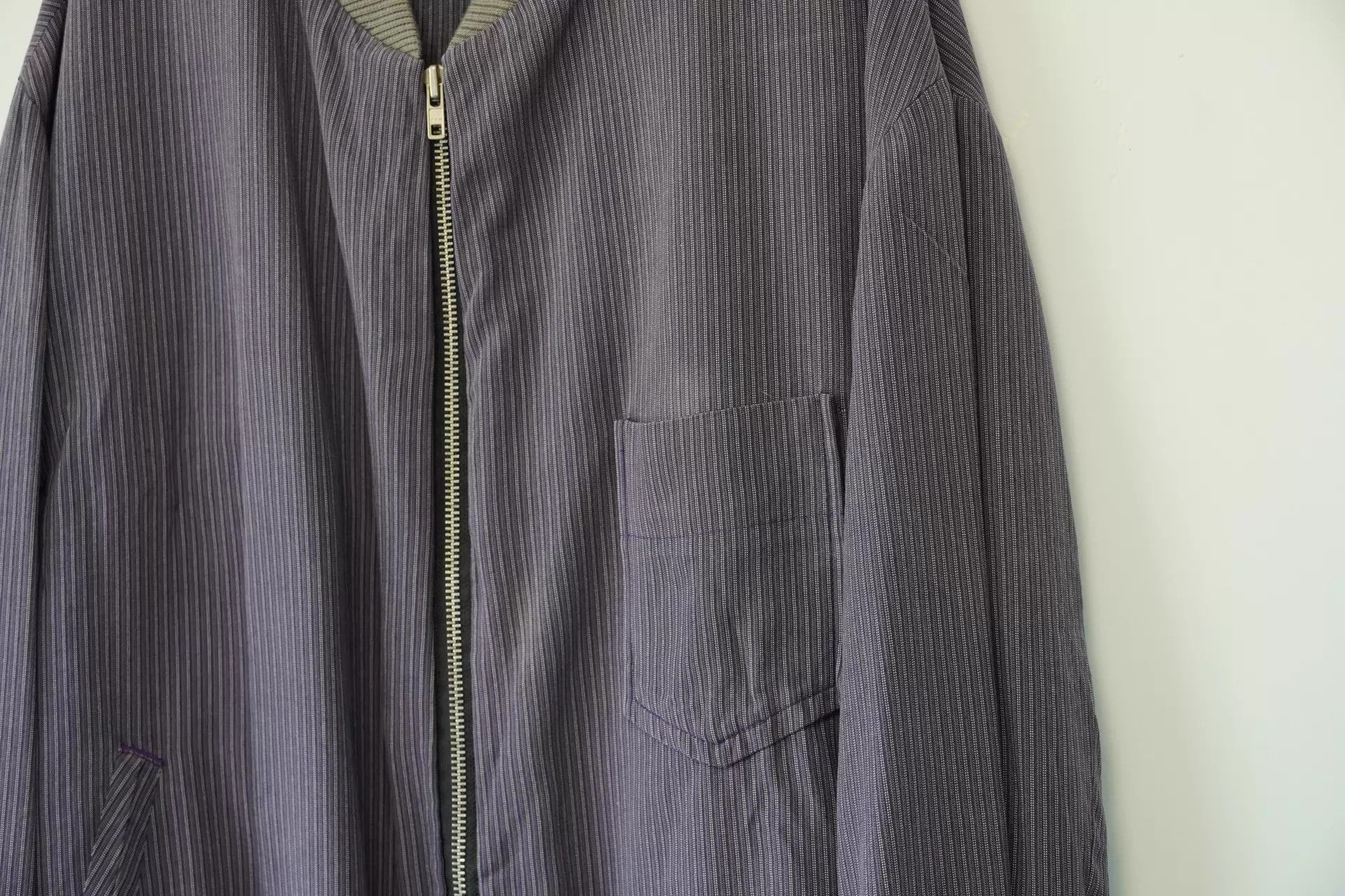 Yohji Yamamoto Yohji Yamamoto 96SS Striped Zipper Jacket Men's Size US M / EU 48-50 / 2 - 3 Thumbnail