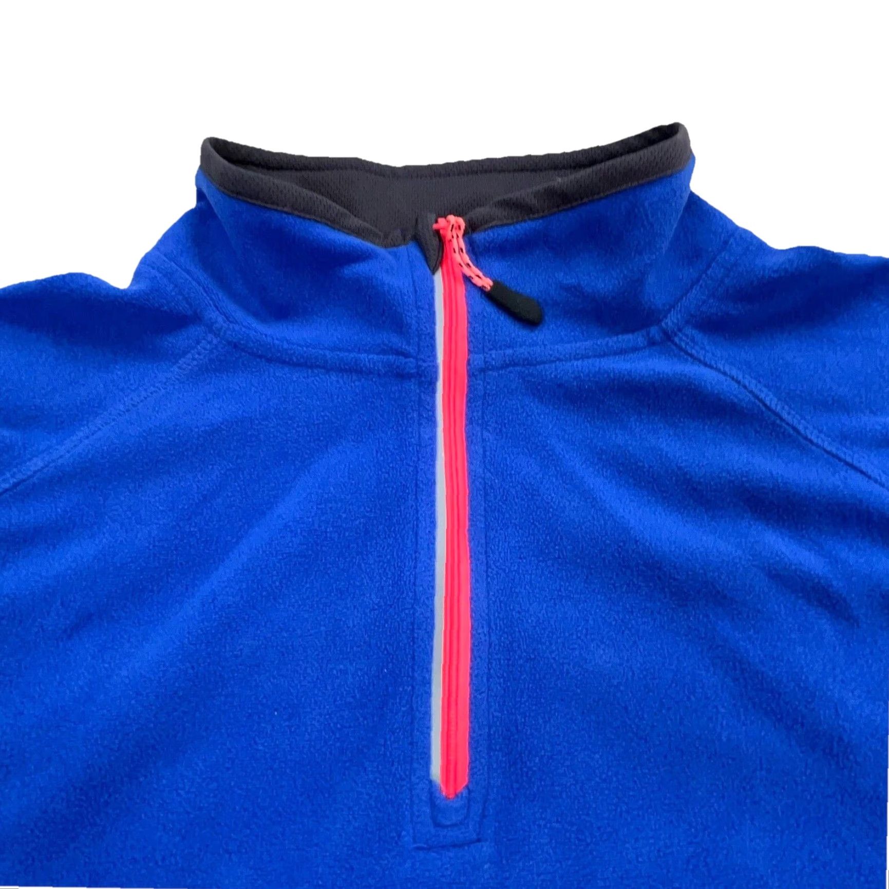 Reebok Reebok Sweater Women L Blue Fleece 1/4 Zip Raglan Long Sleeve Pockets Casual Outdoor Regular Size: L Size L / US 10 / IT 46 - 4 Thumbnail