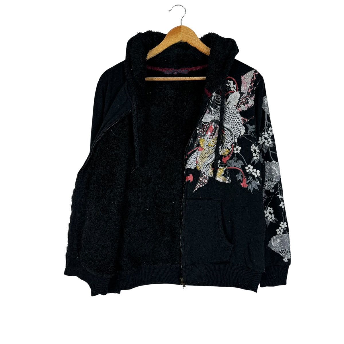 Japanese Brand ❄️SUKAJAN KOI FISH HOODIE SWEATSHIRT Size US L / EU 52-54 / 3 - 10 Thumbnail