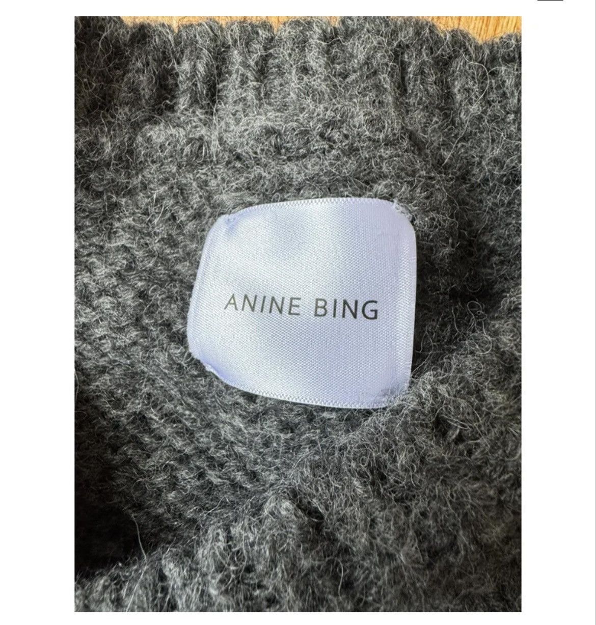 Anine Bing Annie Bing Grey Alpaca Wool Sweater Dress Oversized Fit Size M / US 6-8 / IT 42-44 - 2 Thumbnail