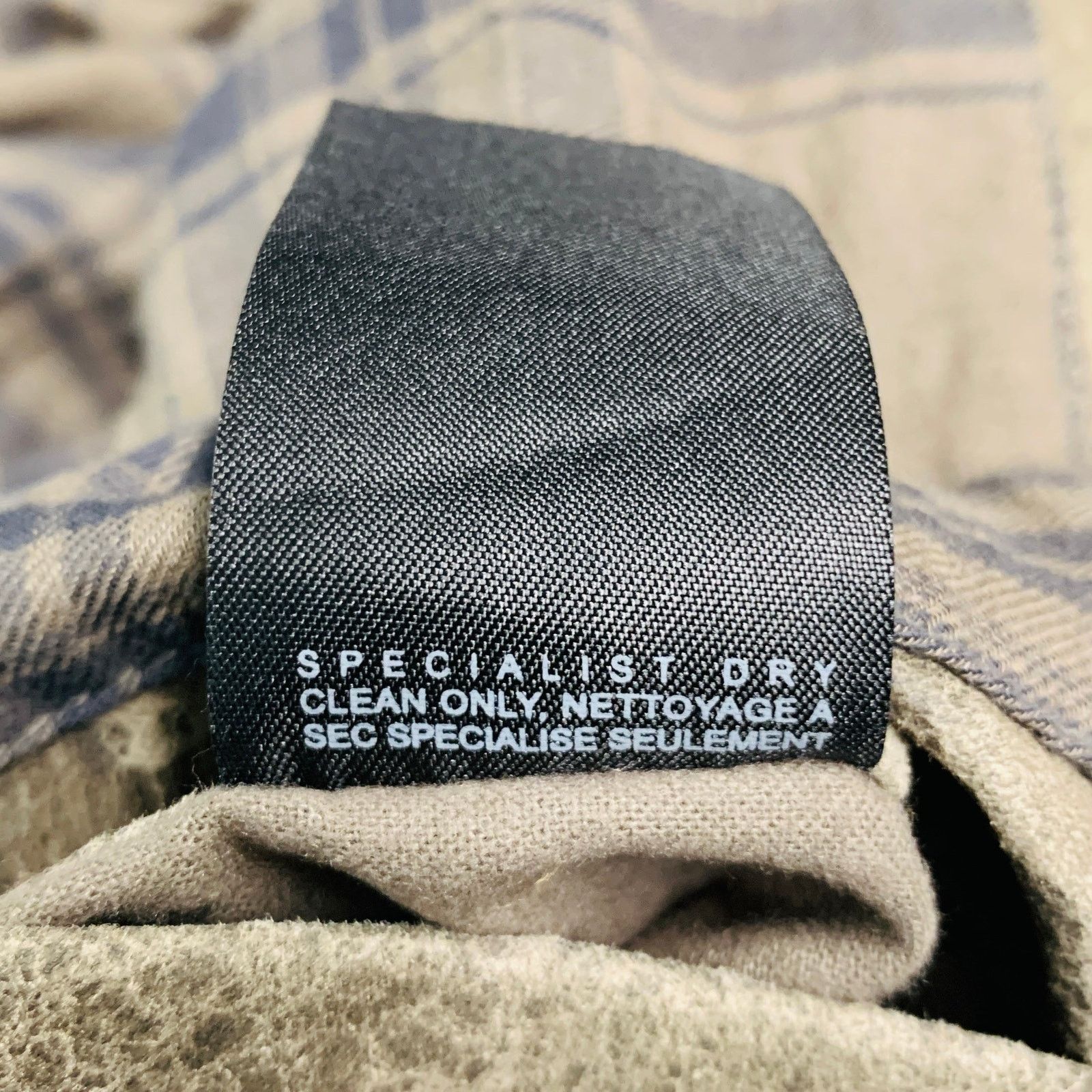 Allsaints ALLSAINTS Size L Grey Suede Zip Snaps Jacket Size US L / EU 52-54 / 3 - 8 Thumbnail