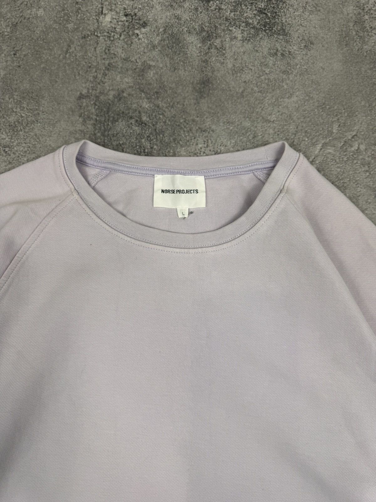 Norse Projects Norse Projects Women Interlock Sweatshirt Light Purple Size L / US 10 / IT 46 - 4 Thumbnail
