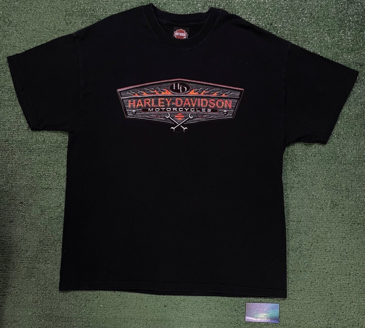 Harley Davidson Vintage 2000s Harley Davidson downtown Seattle tee Size US XL / EU 56 / 4 - 1 Thumbnail