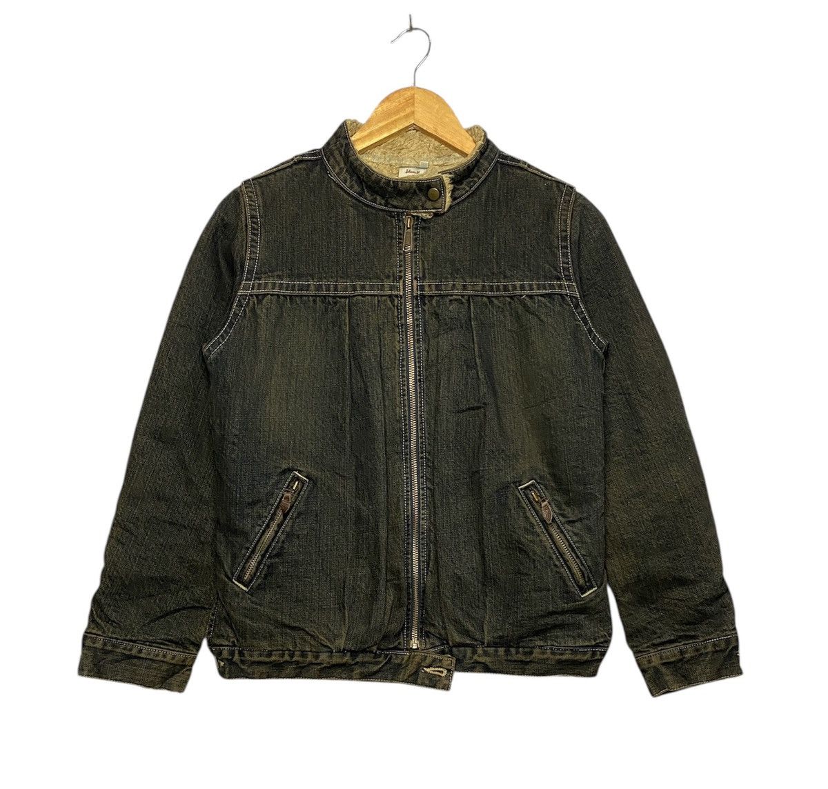 Japanese Brand Scheme.w Sherpa Denim Jacket Size US M / EU 48-50 / 2 - 1 Thumbnail