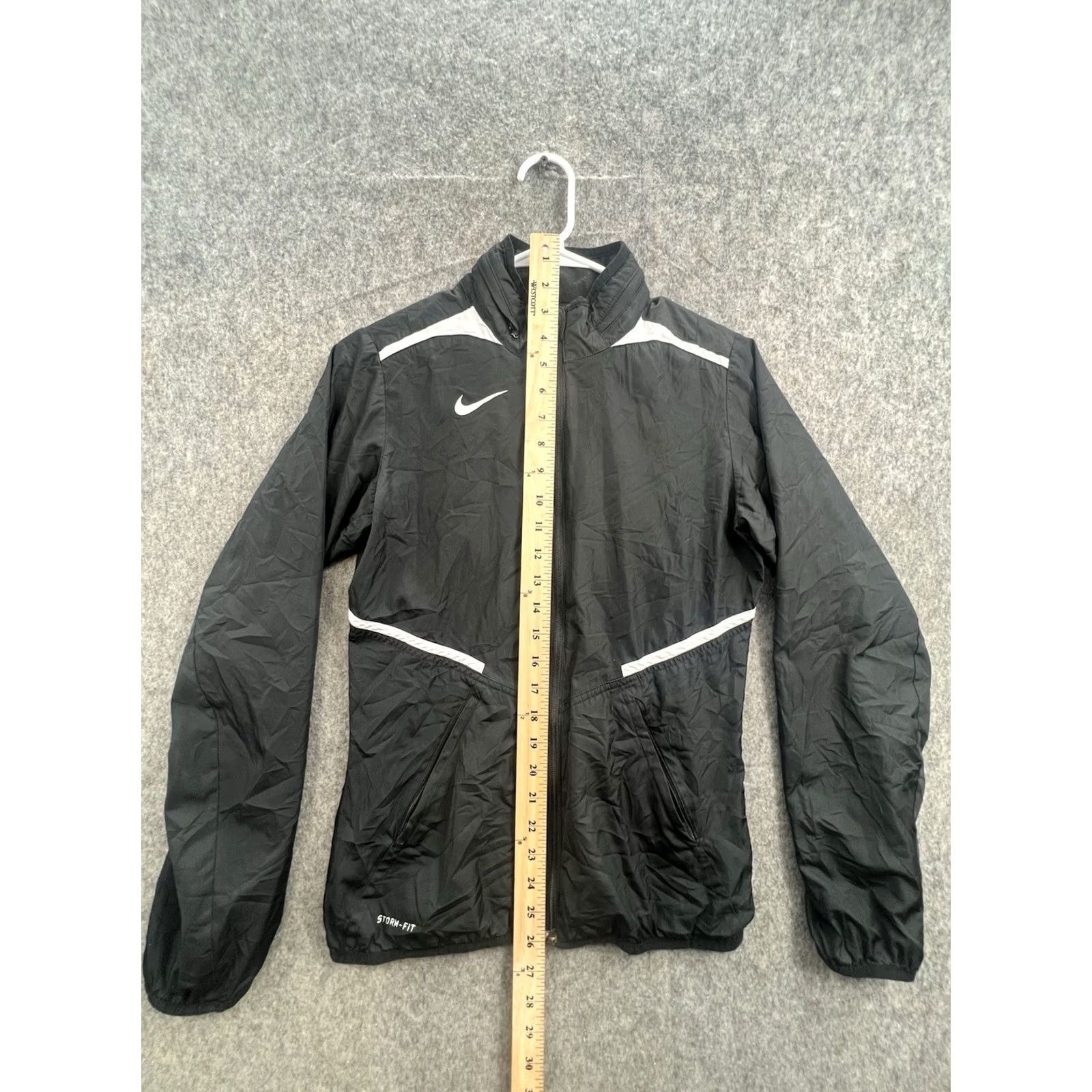 Nike Nike Jacket Women's XS Black Track Running Workout Casual Swoosh Dri-FIT Short Sleeve? Size XS / US 0-2 / IT 36-38 - 3 Thumbnail
