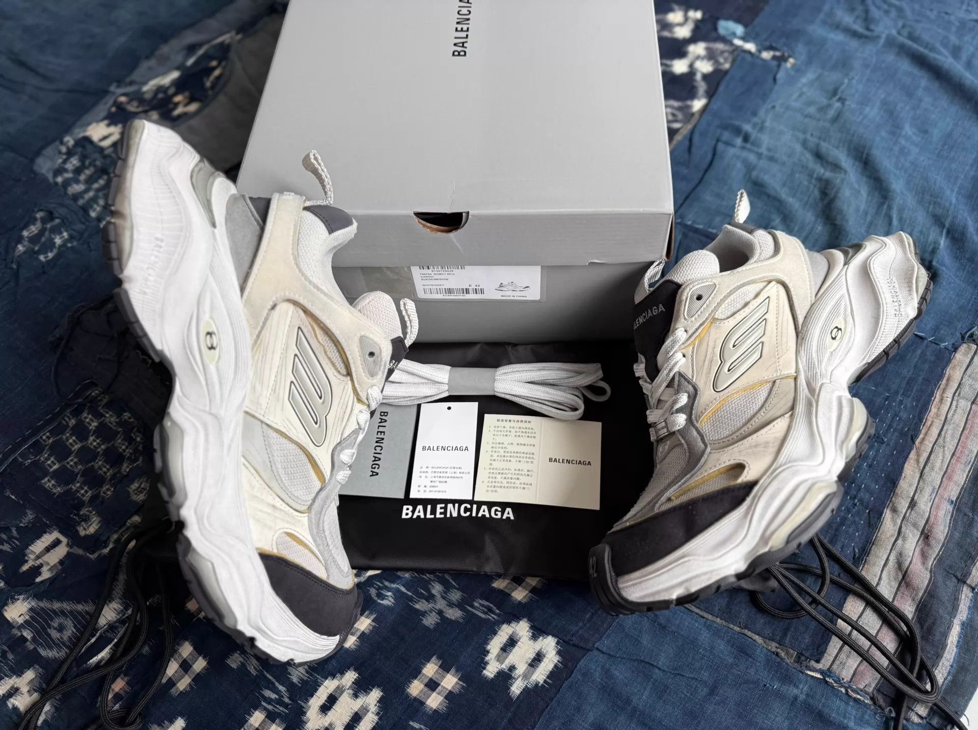 Balenciaga Multi Color Low-Top Sneakers Size 9 Size US 9 / EU 42 - 1 Thumbnail