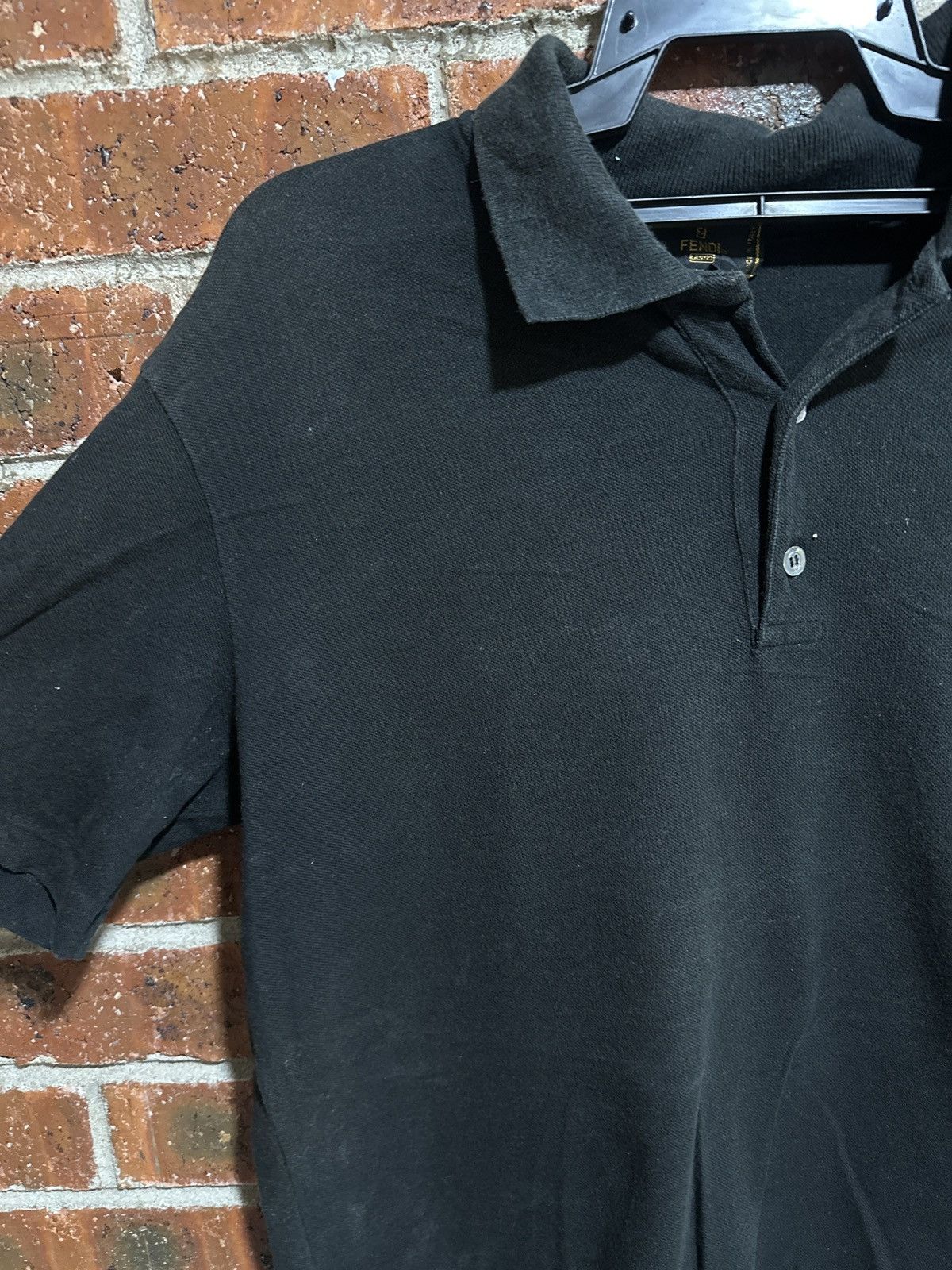 Fendi Vintage Fendi Polos Faded Tee Size US L / EU 52-54 / 3 - 8 Thumbnail