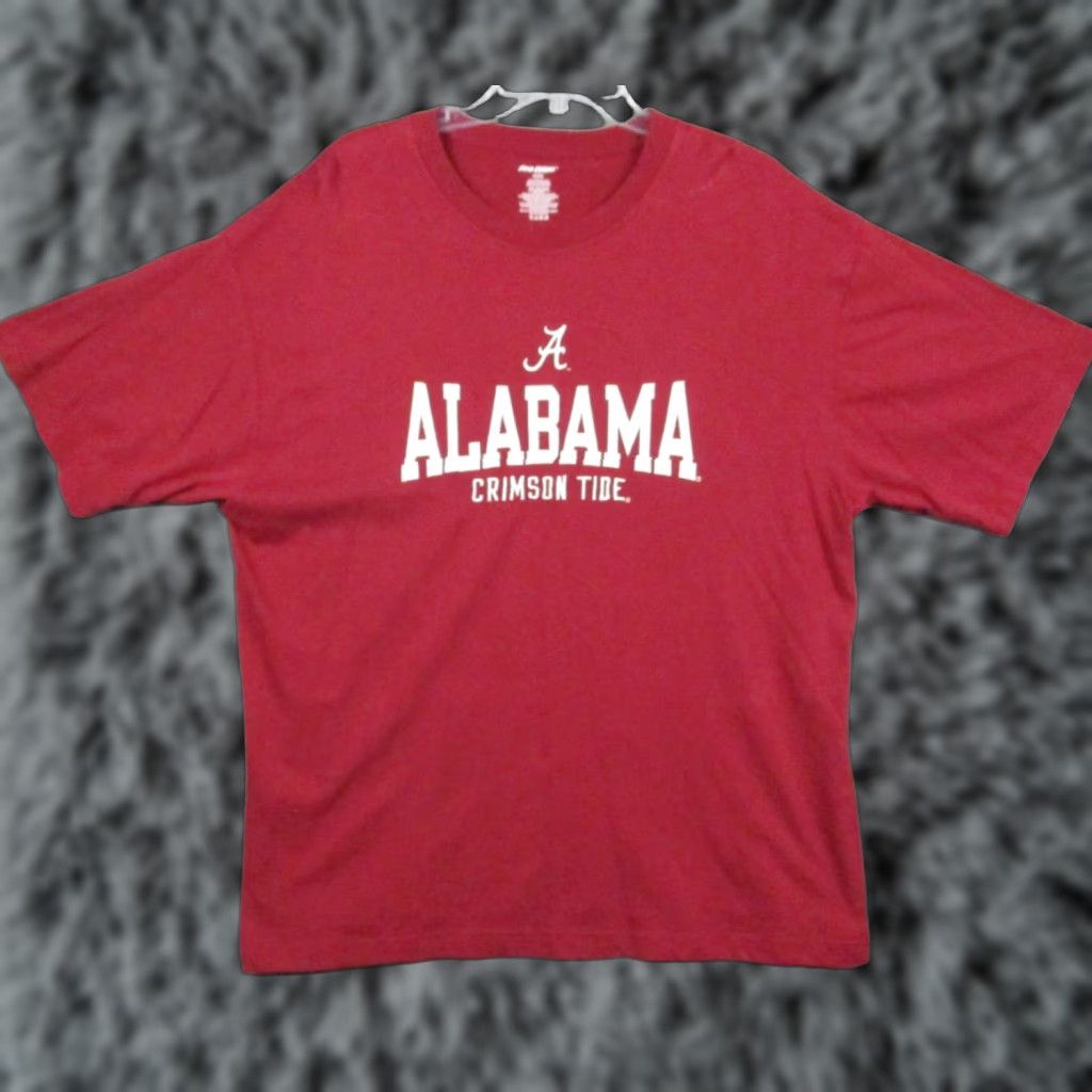 Vintage Alabama Crimson Tide Shirt Large Mens Football Red Short Sleeve Size US L / EU 52-54 / 3 - 1 Thumbnail