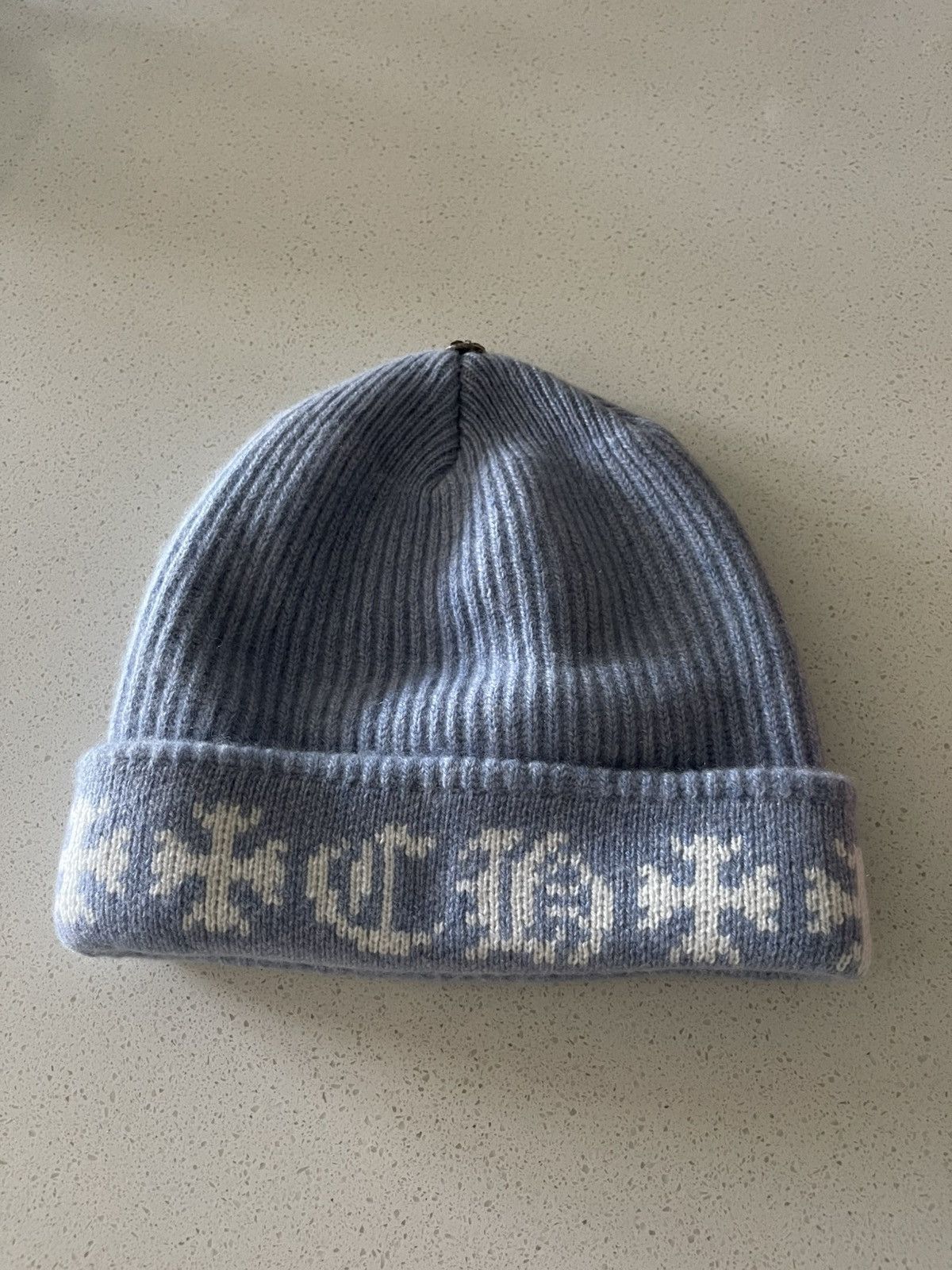 【Chrome Hearts】Big Daddy Cashmere Beanie - Aspen Exclusive Chrome Hearts “Big Daddy” Aspen Exclusive Cashmere Beanie