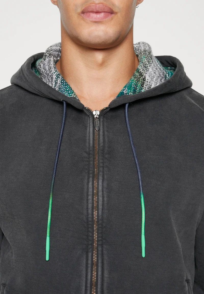 Missoni o1y0225 Logo Hoodie in Lead Size US M / EU 48-50 / 2 - 2 Thumbnail