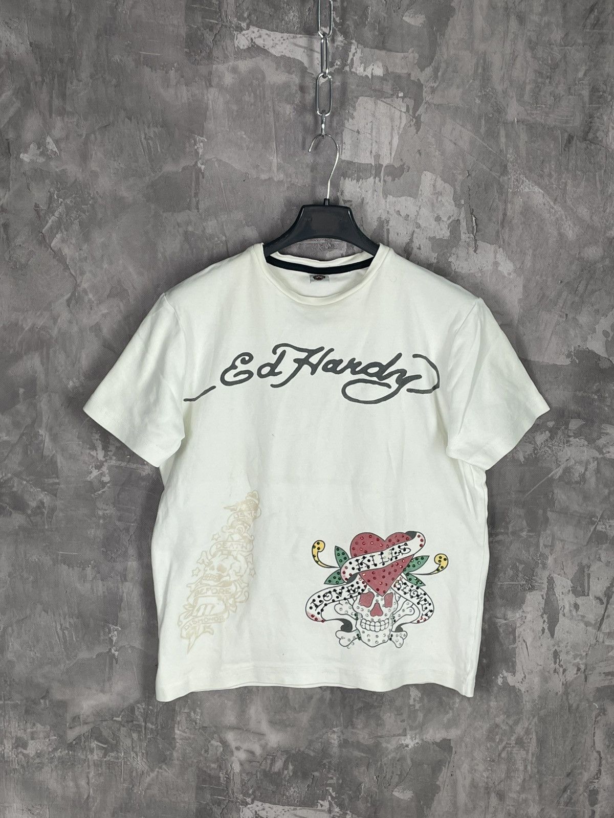 Christian Audigier × Ed Hardy × Vintage Ed Hardy by Christian Audigier T-Shirt Vintage Size M / US 6-8 / IT 42-44 - 1 Thumbnail