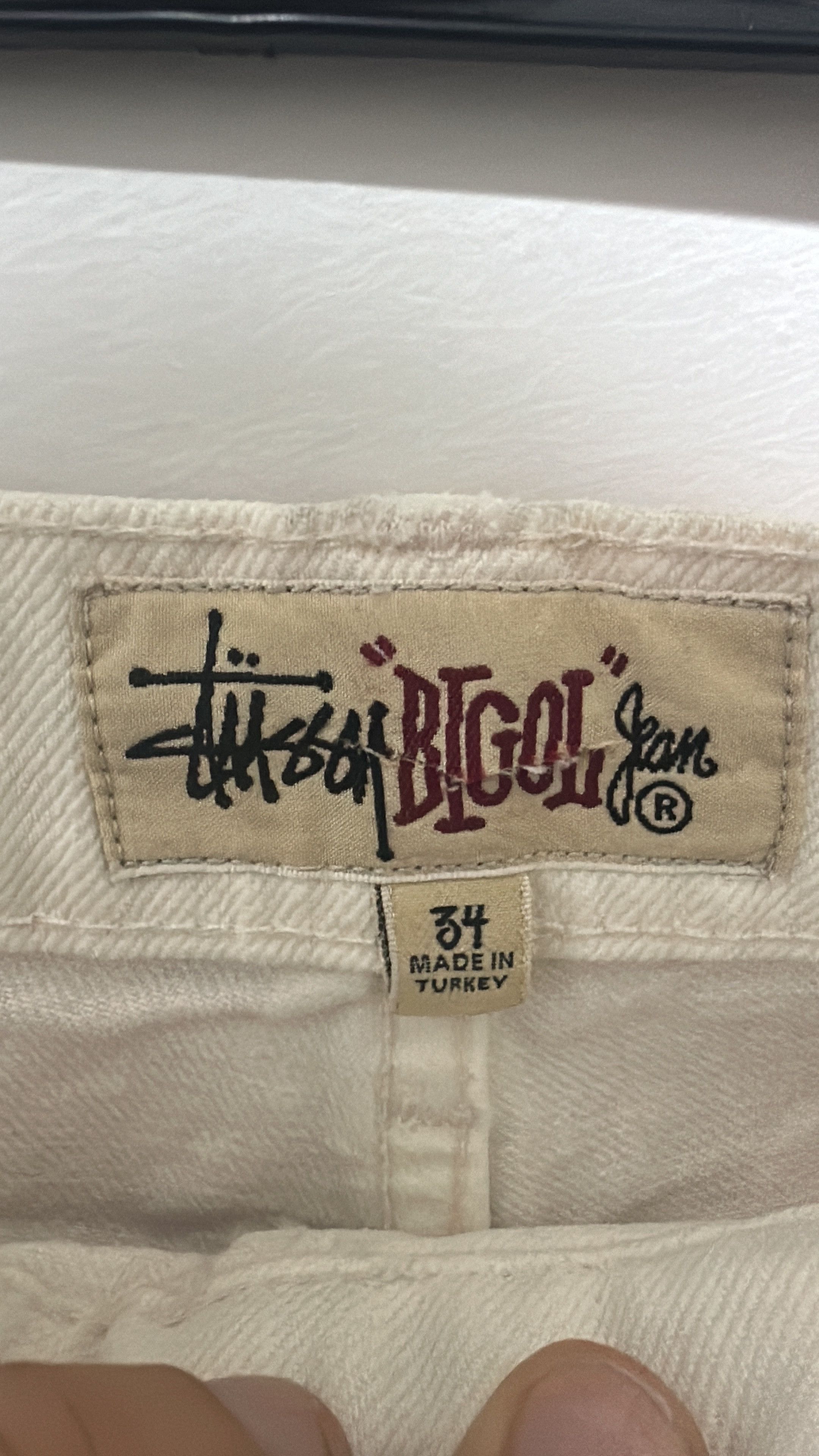Stussy Stussy Spray Dyed Big Ol Jean Size 34 Faded Pink Size US 34 / EU 50 - 6 Thumbnail