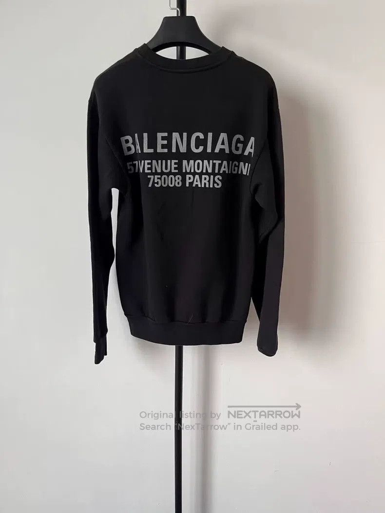 Balenciaga Balenciaga Black NEW OUT Back Logo Letter Short Sleeve Size US XS / EU 42 / 0 - 2 Thumbnail