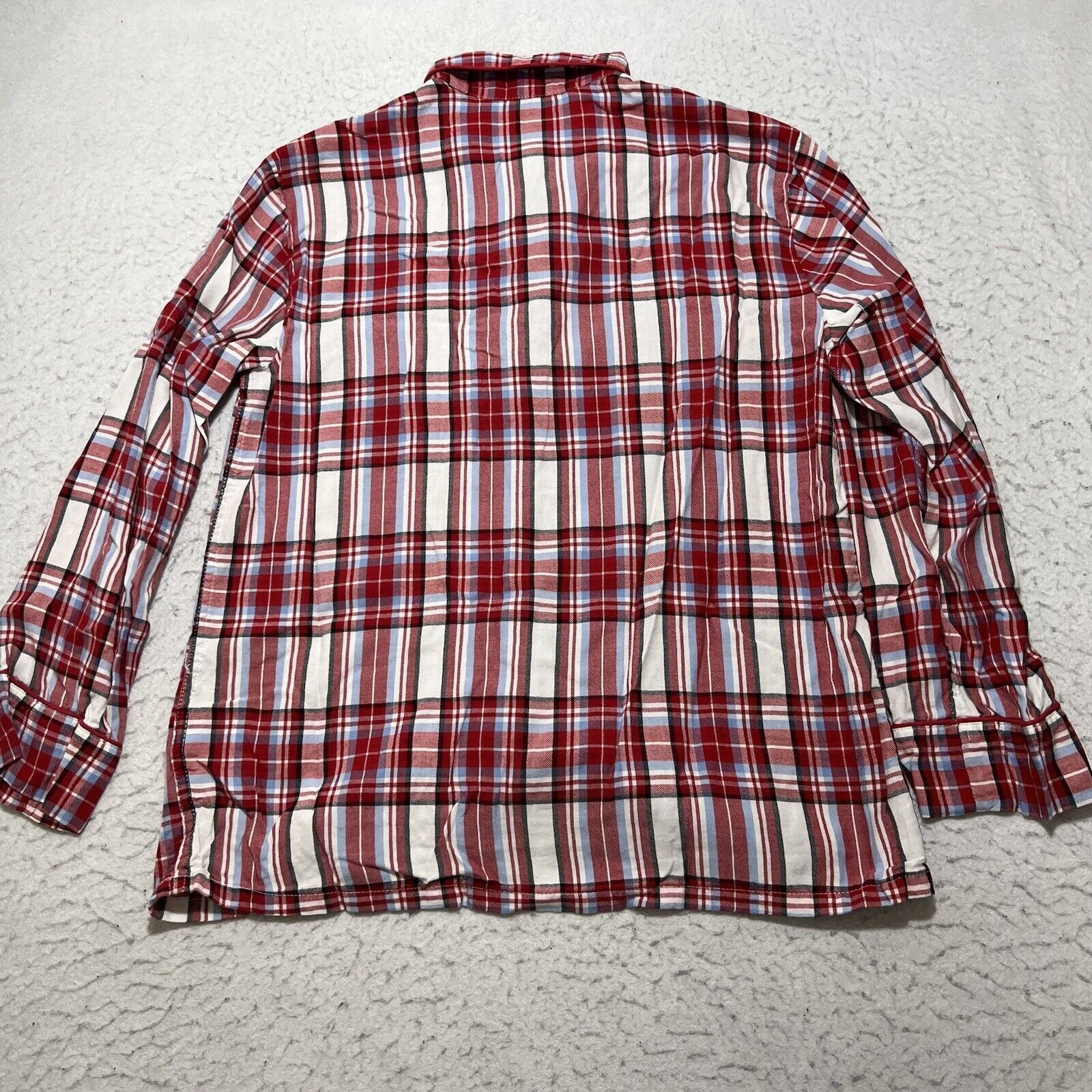J.Crew J. Crew Button Up Flannel Collared Shirt Red Plaid Top Size XS / US 0-2 / IT 36-38 - 10 Thumbnail