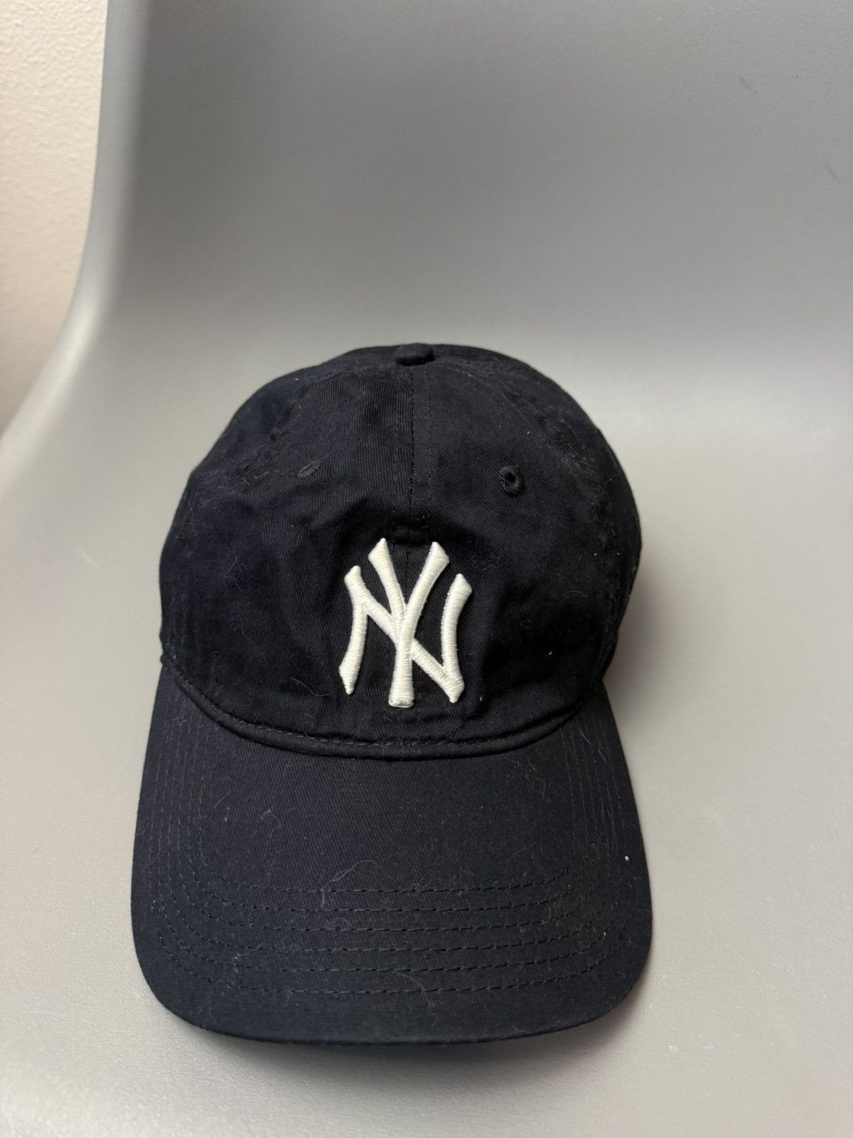 MLB Crazy Vintage Y2K New York Yankees Cap Drill Graffiti Style Size ONE SIZE - 4 Thumbnail
