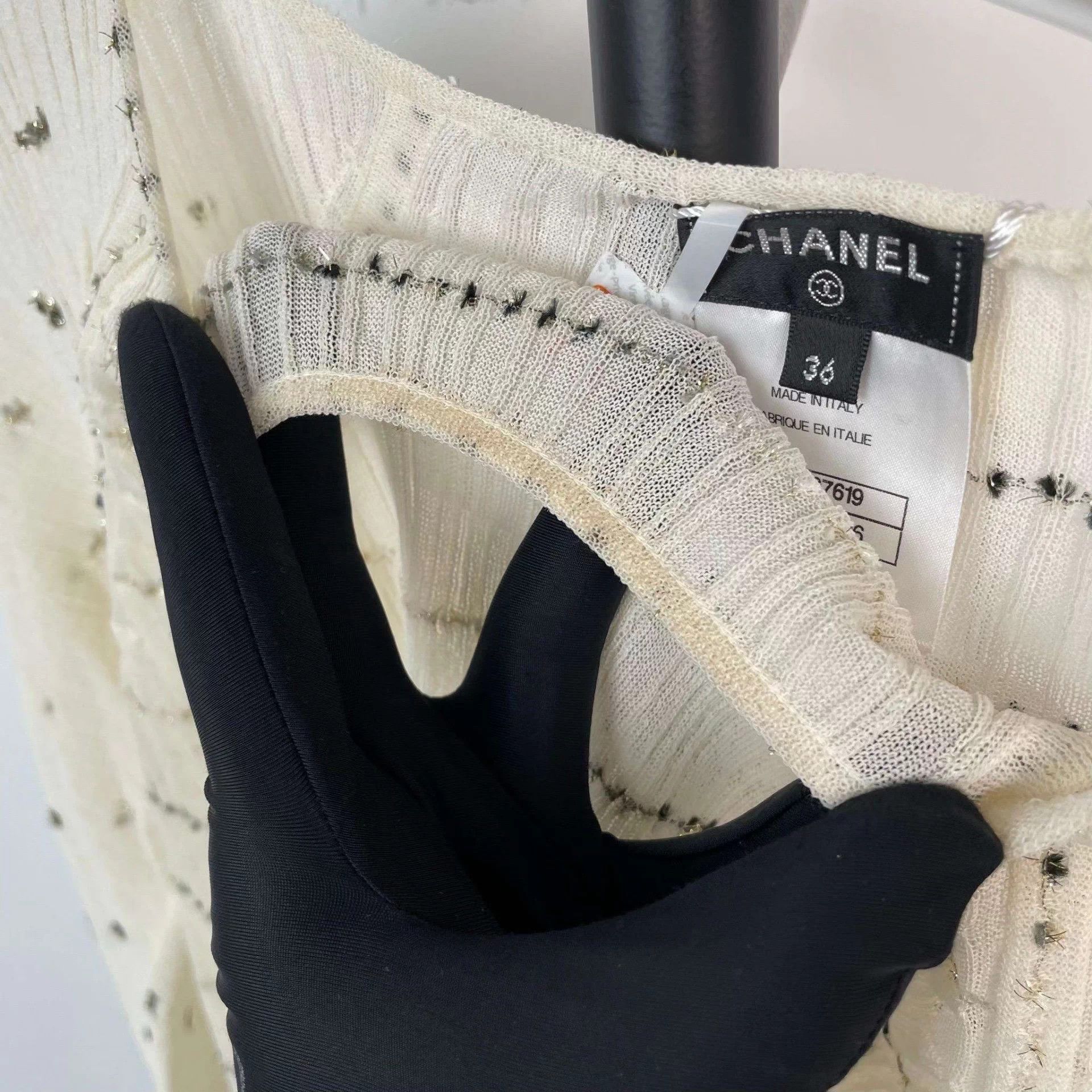 Chanel Chanel Greek Collection lightweight gold-threaded top 36 Size XS / US 0-2 / IT 36-38 - 6 Thumbnail