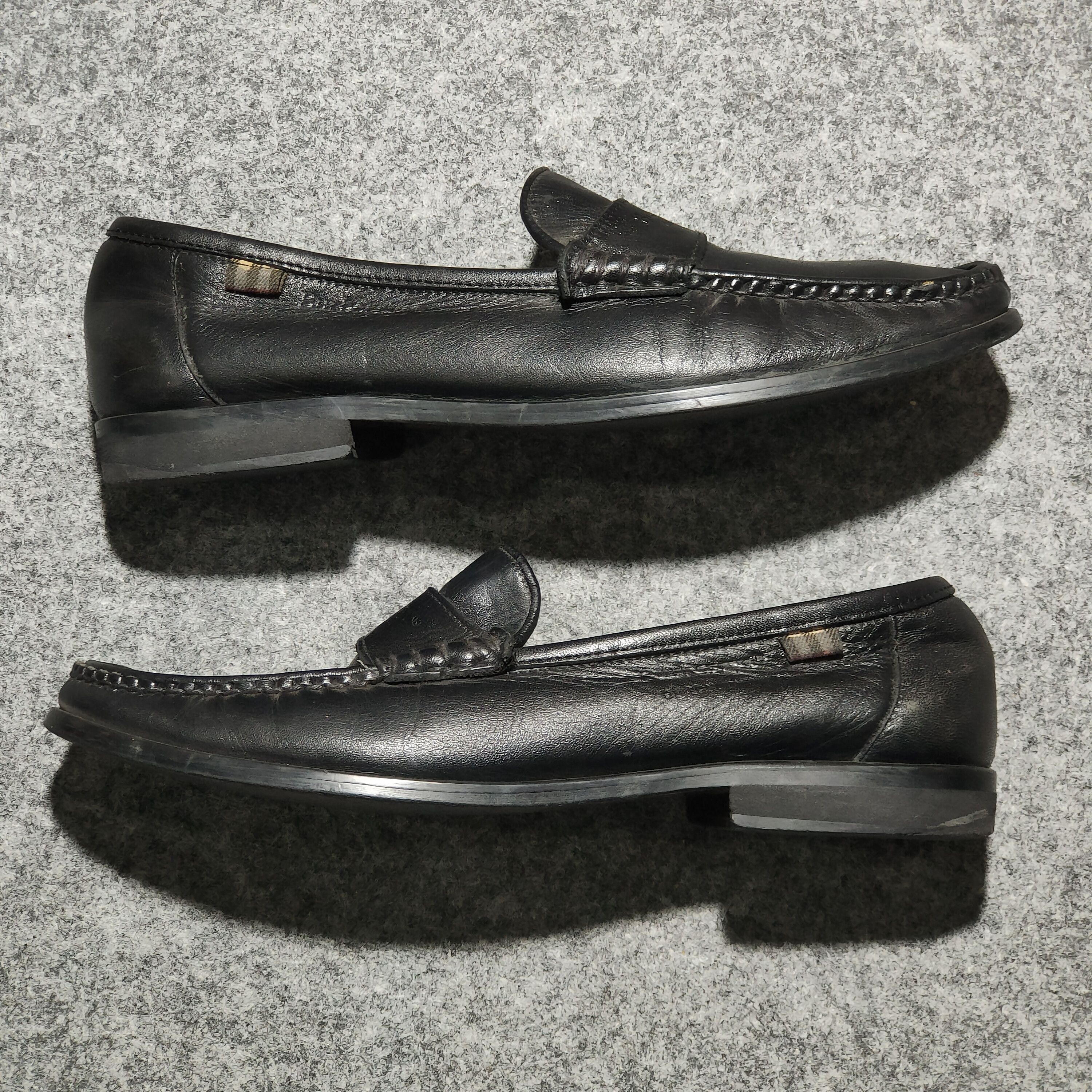 Burberry 🔥Vintge BURBERRYS OF LONDON Loafers Black Shoes Size US 5 / EU 37 - 2 Thumbnail
