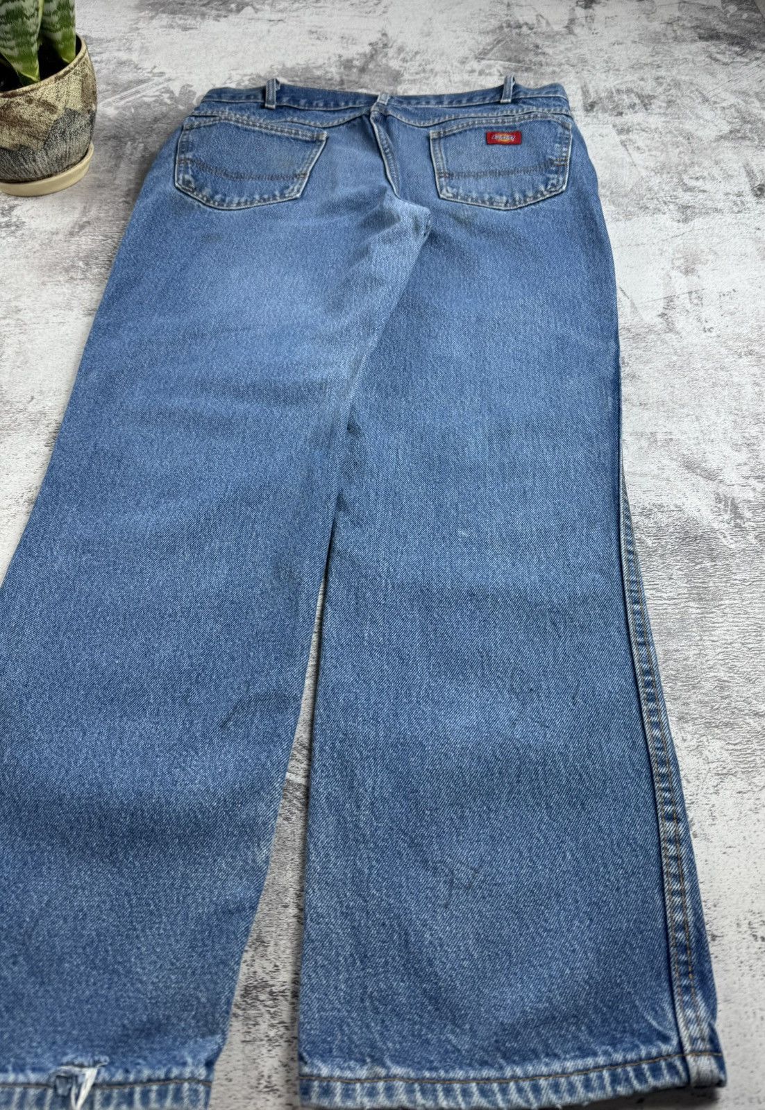 Dickies Faded Dickies Work Y2K Very Worn Denim 38/32 Jeans Pants Size US 38 / EU 54 - 18 Thumbnail
