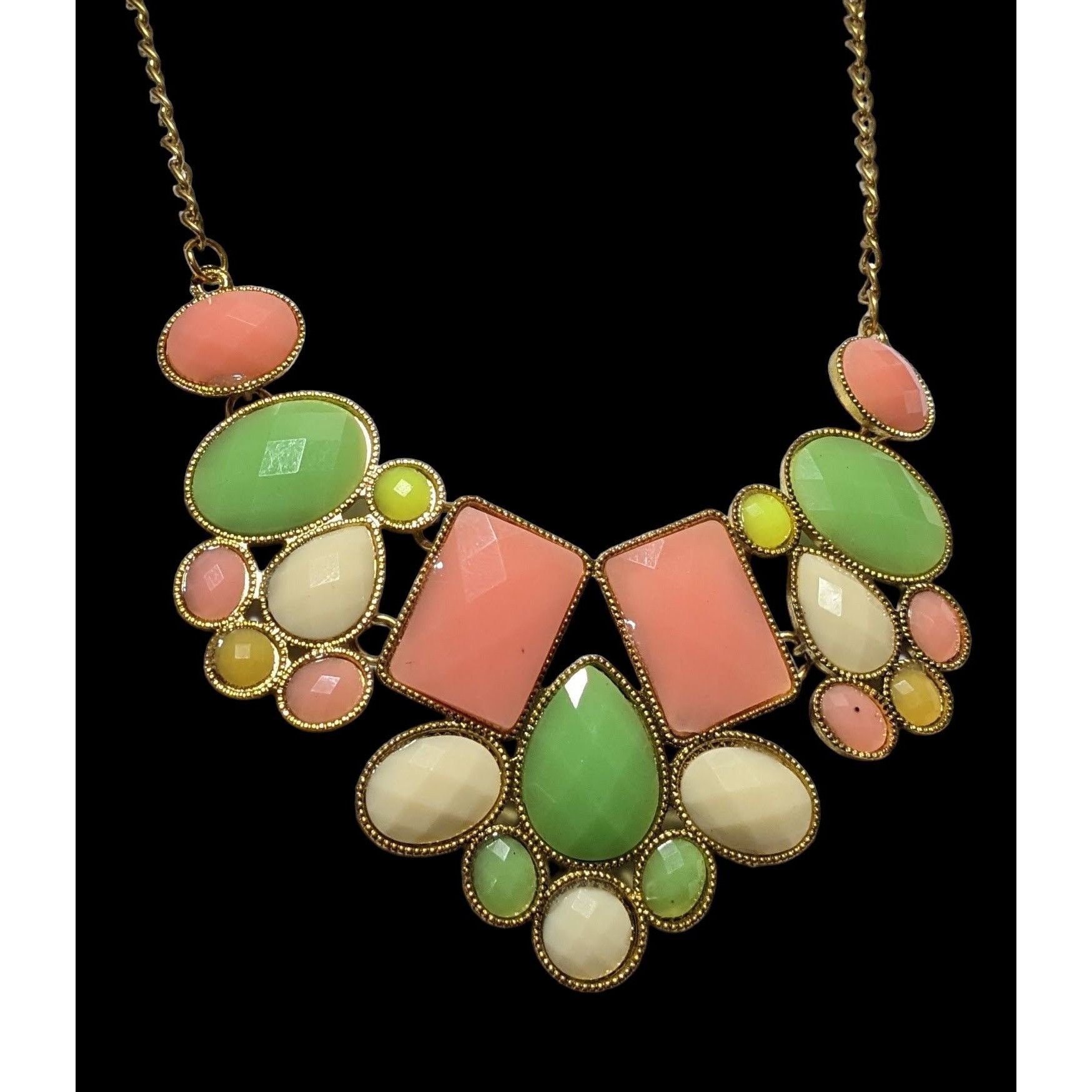 Other 60s Style Gemmed Bib Statement Necklace Size ONE SIZE - 9 Thumbnail