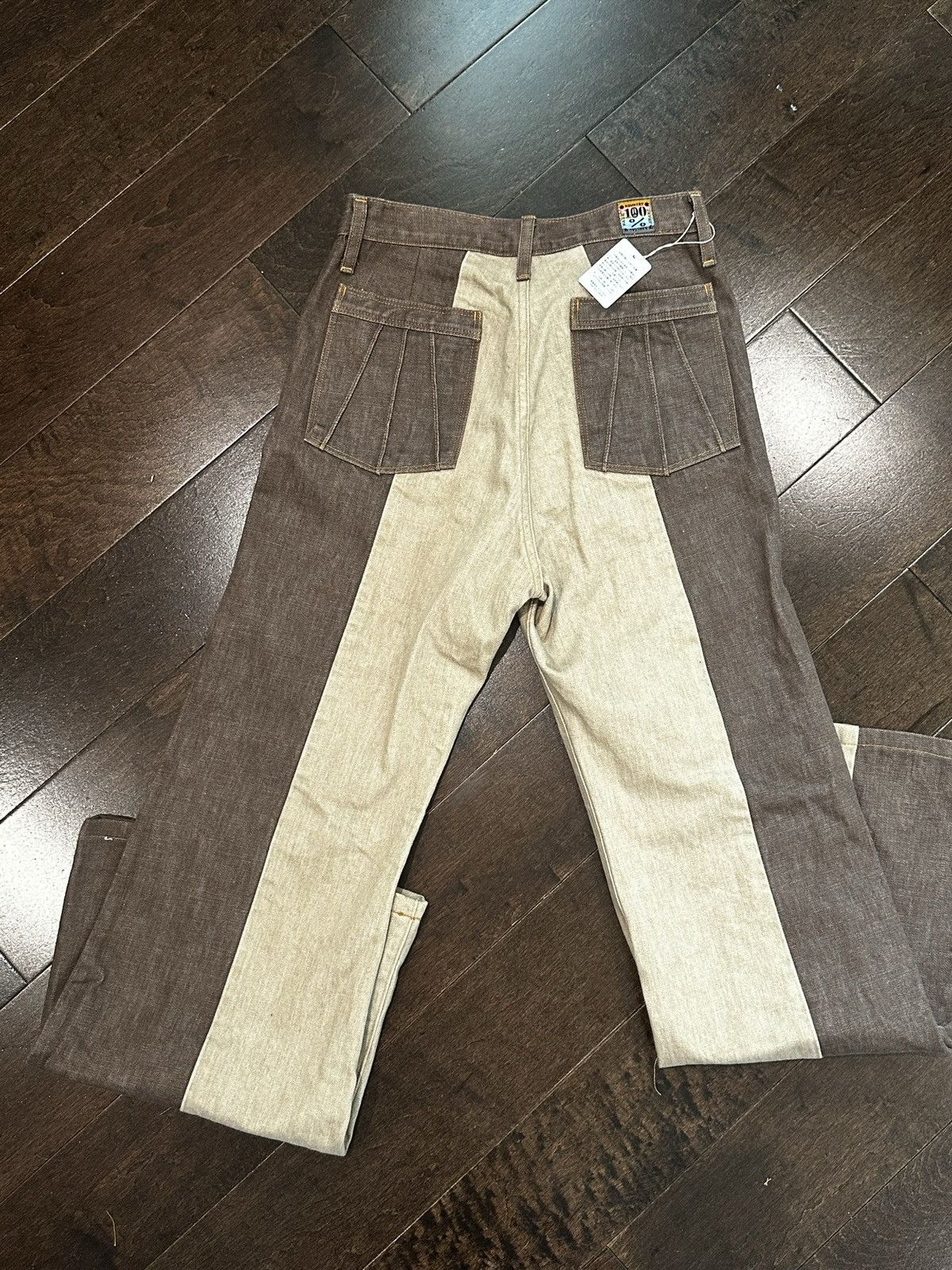 Kapital × Kapital Kountry Kapital Kountry Two-Toned Flared Denim Size US 32 / EU 48 - 1 Thumbnail